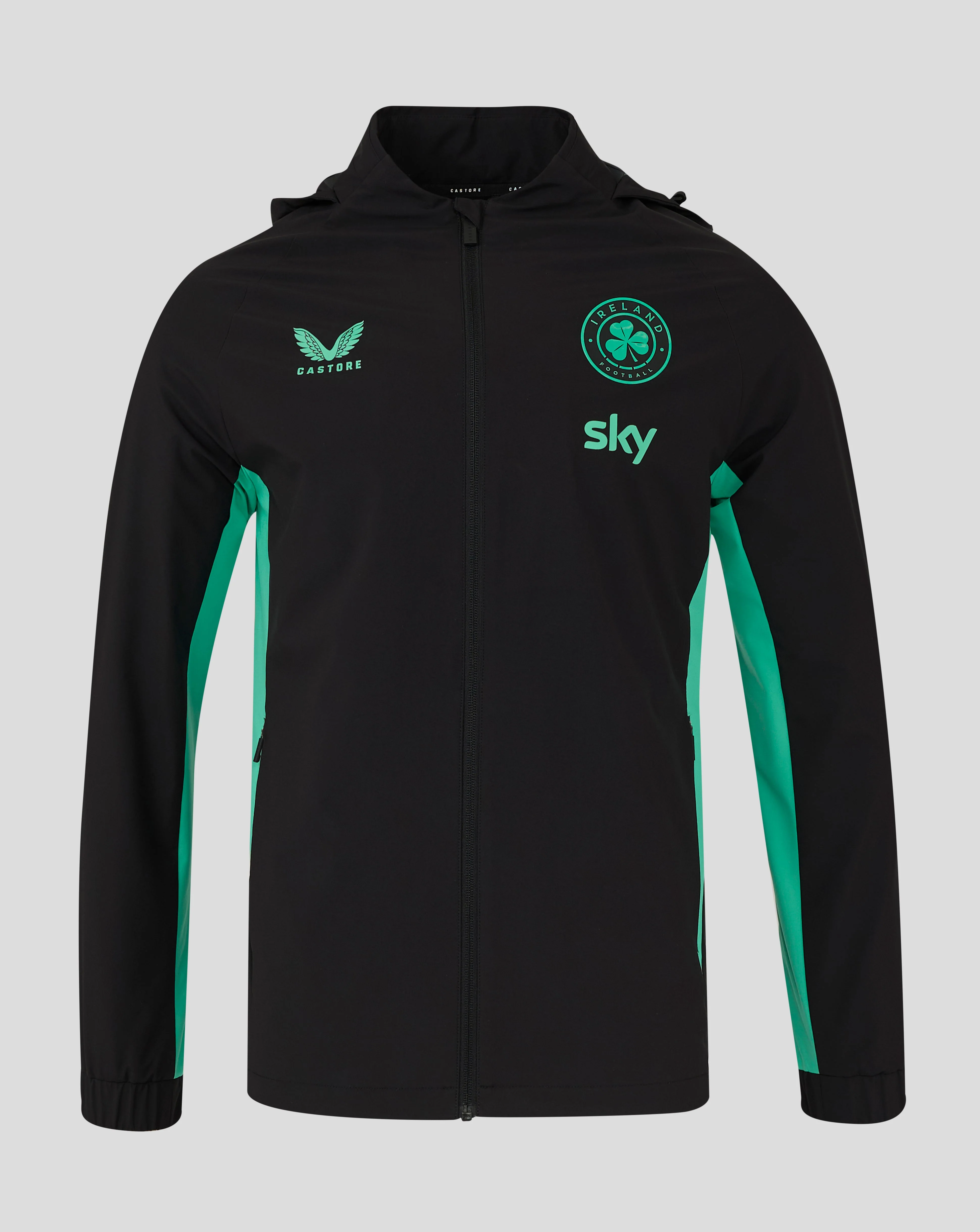 Ireland Women's Training Shower Jacket 25/26 - Caviar