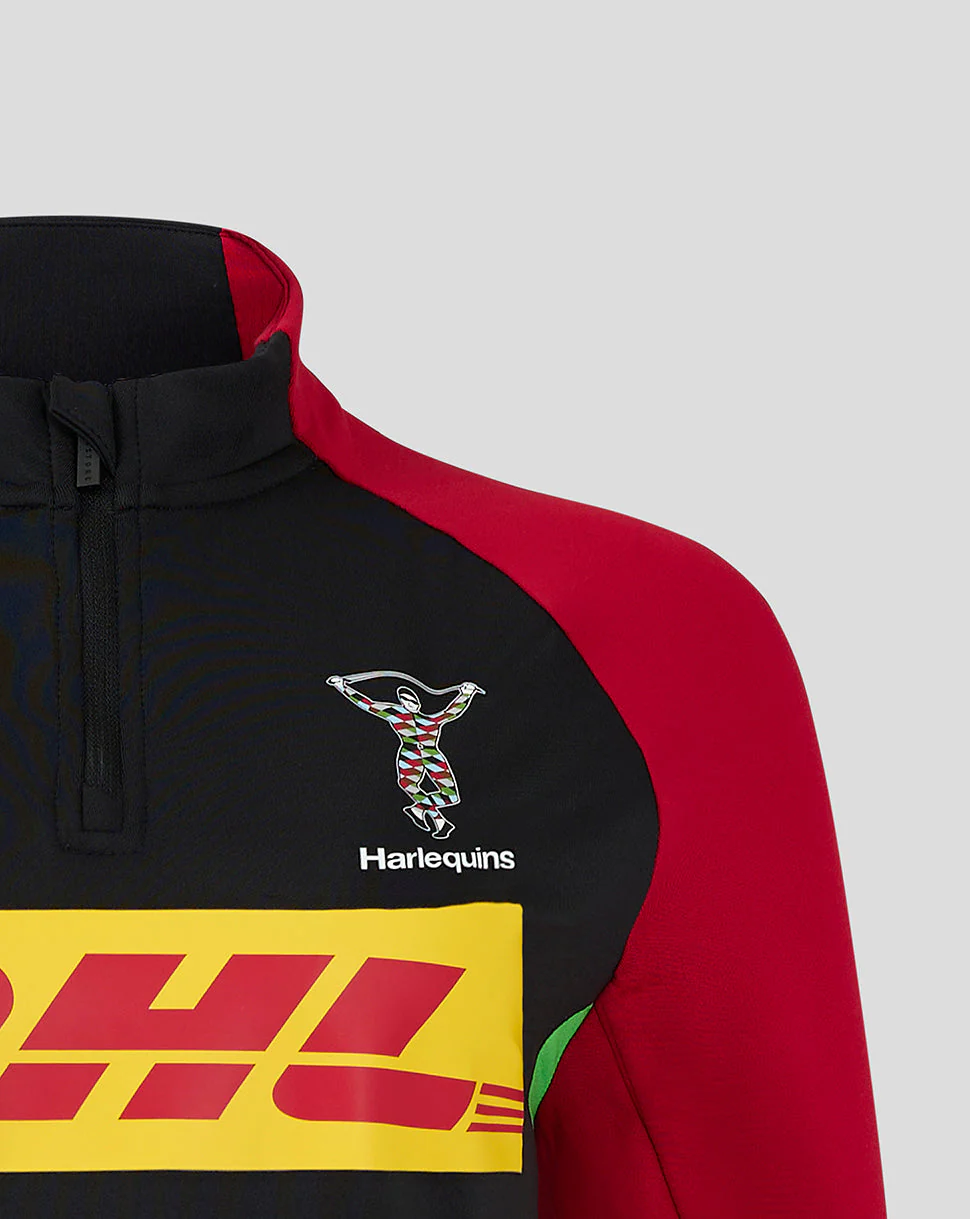 Harlequins Women's 24/25 Training 1/4 Zip - Black