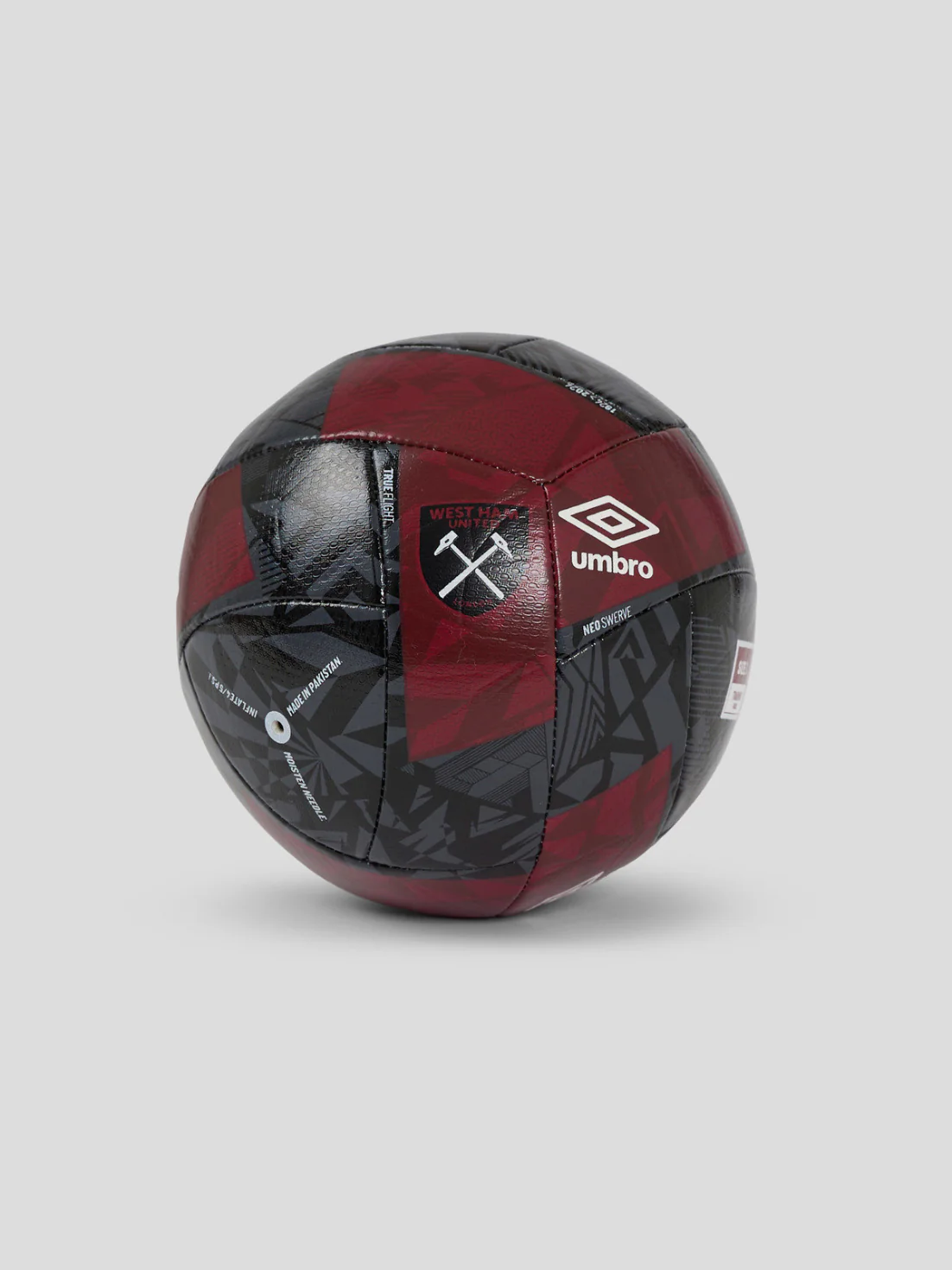 West Ham United Neo Swerve Mini Size 1 Ball - Black