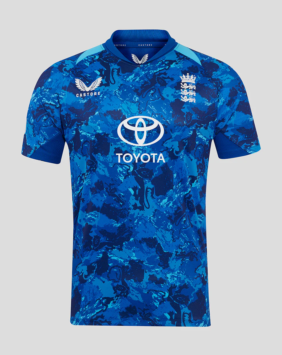 England Cricket ODI Men's Replica Short Sleeve Shirt 25/26
