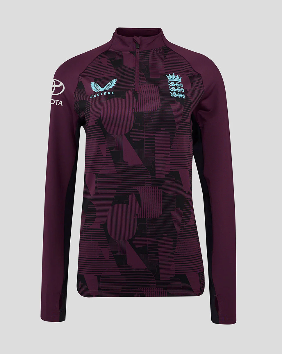 England Cricket Training Women's 1/4 Zip Top 25/26