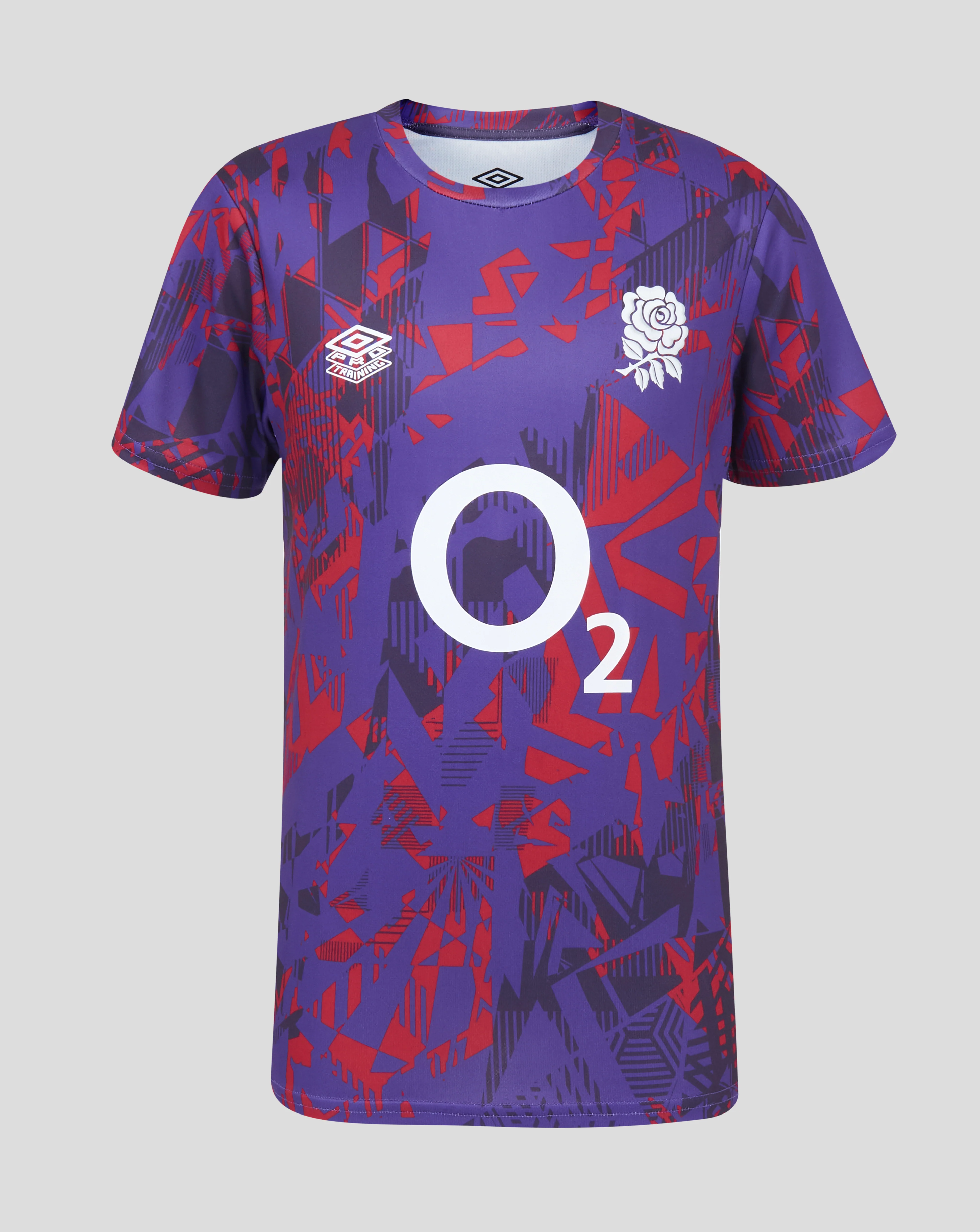 England Rugby Warm Up Jersey (O2) Jnr - Prism Violet