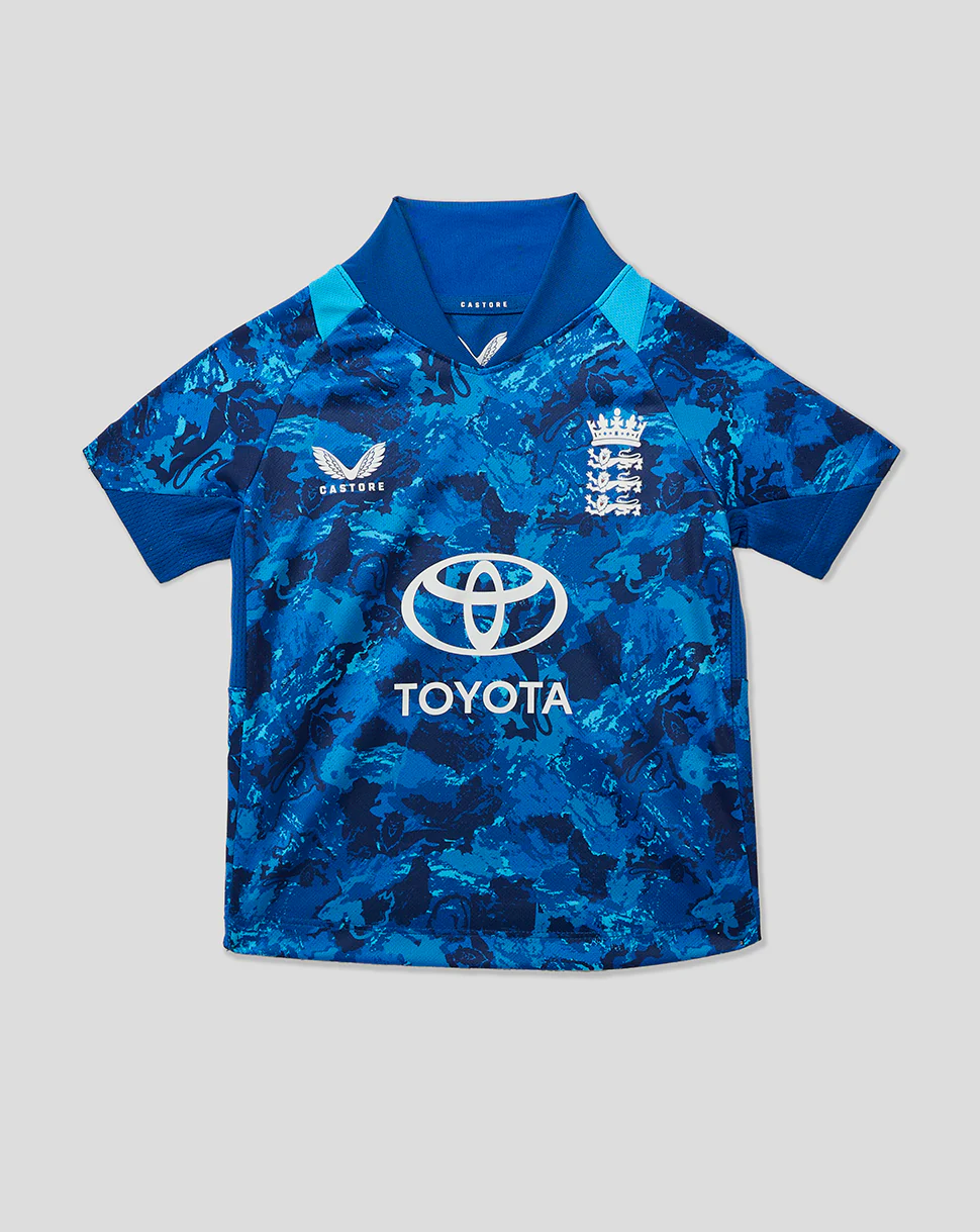 England Cricket ODI Infant Replica Short Sleeve Shirt 25/26