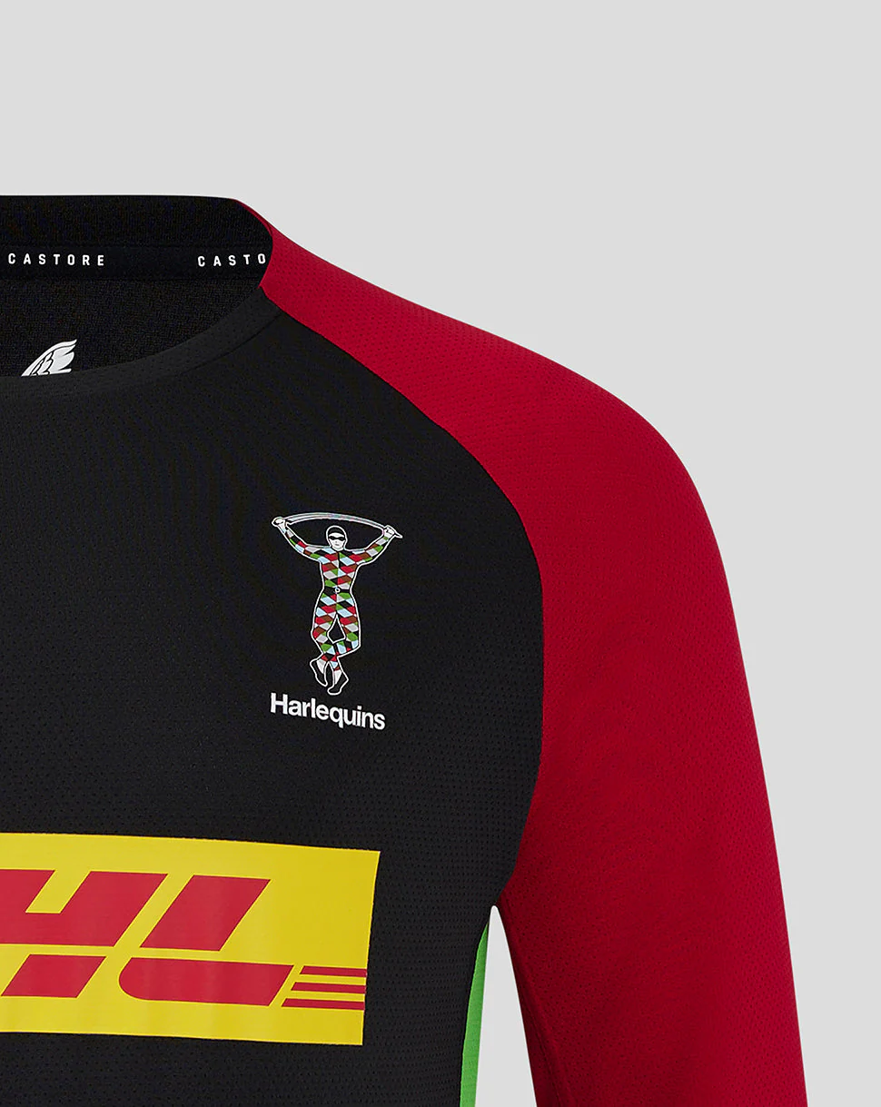 Harlequins Men's 24/25 Long Sleeve Training Tee - Black