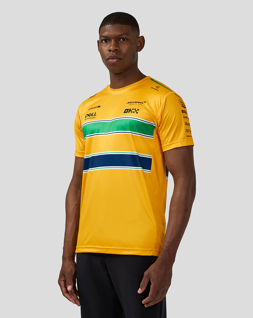 Mens McLaren Teamwear Senna Monaco T-Shirt Formula 1