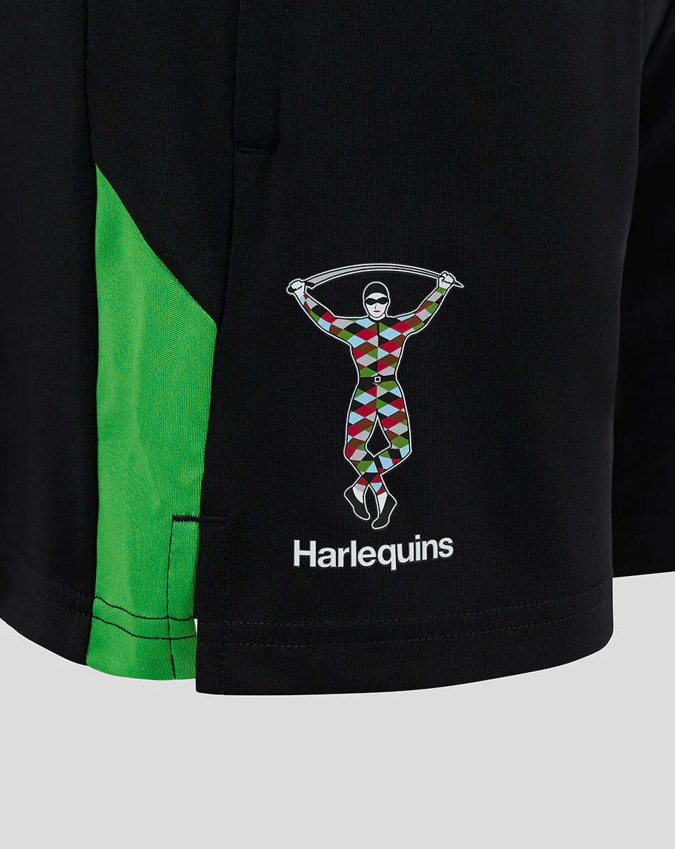 Harlequins Women's 24/25 Training Gym Shorts - Black