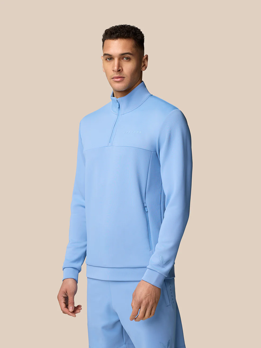 Flex Lifestyle 1/4 Zip - Sky Blue