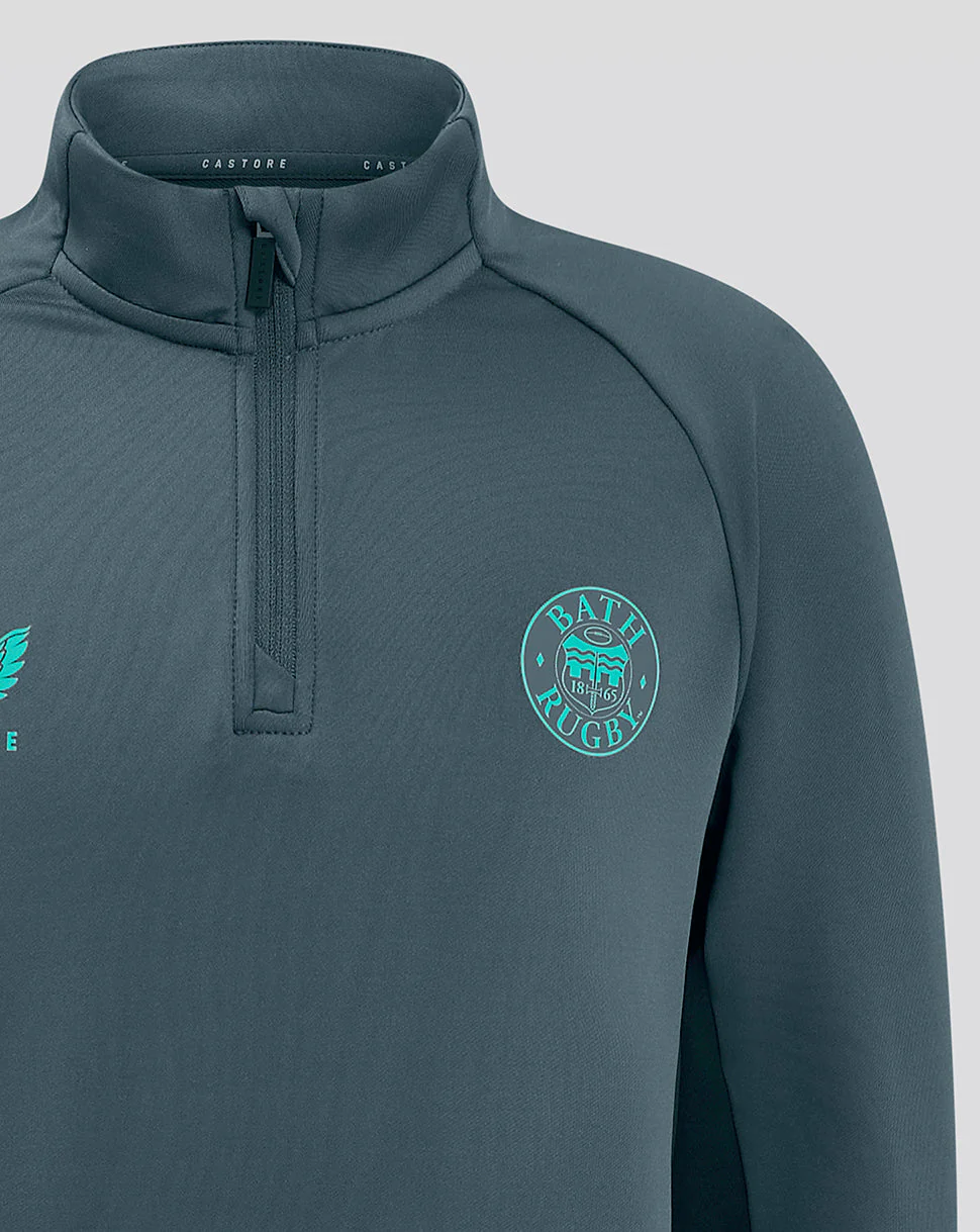 BATH RUGBY JUNIOR 24/25 PLAYERS TRAINING 1/4 ZIP