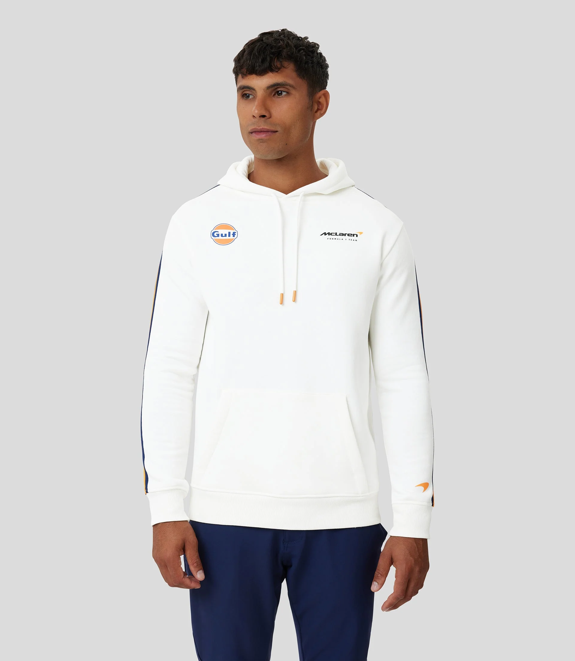 White McLaren Gulf Overhead Hoody