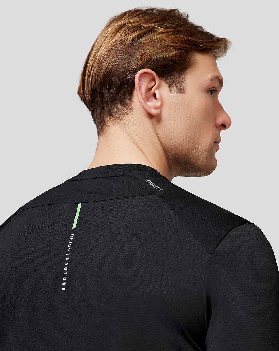 Men’s Reiss Long Sleeve Performance T-Shirt - Onyx