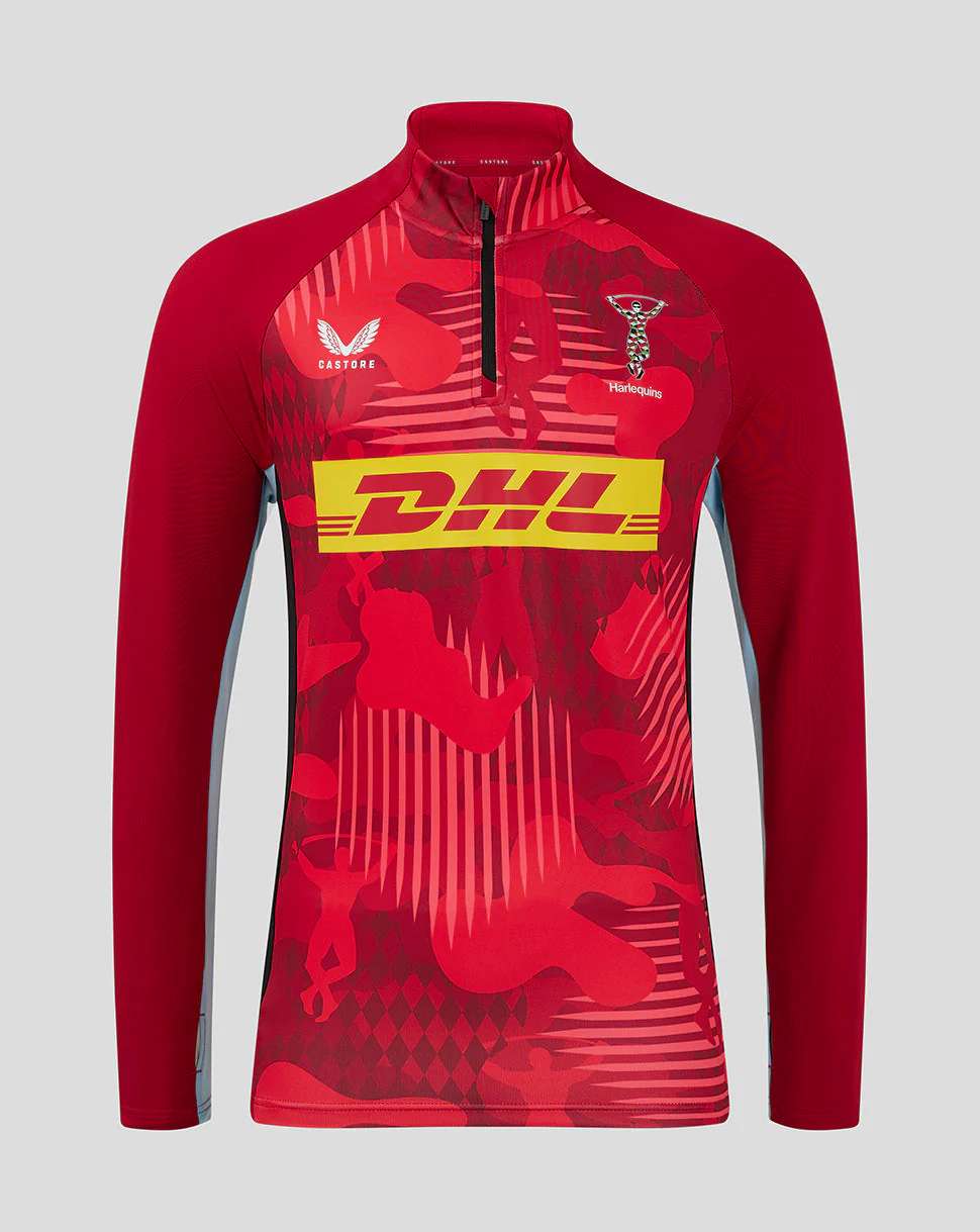Harlequins Men's 24/25 Matchday 1/4 Zip Midlayer