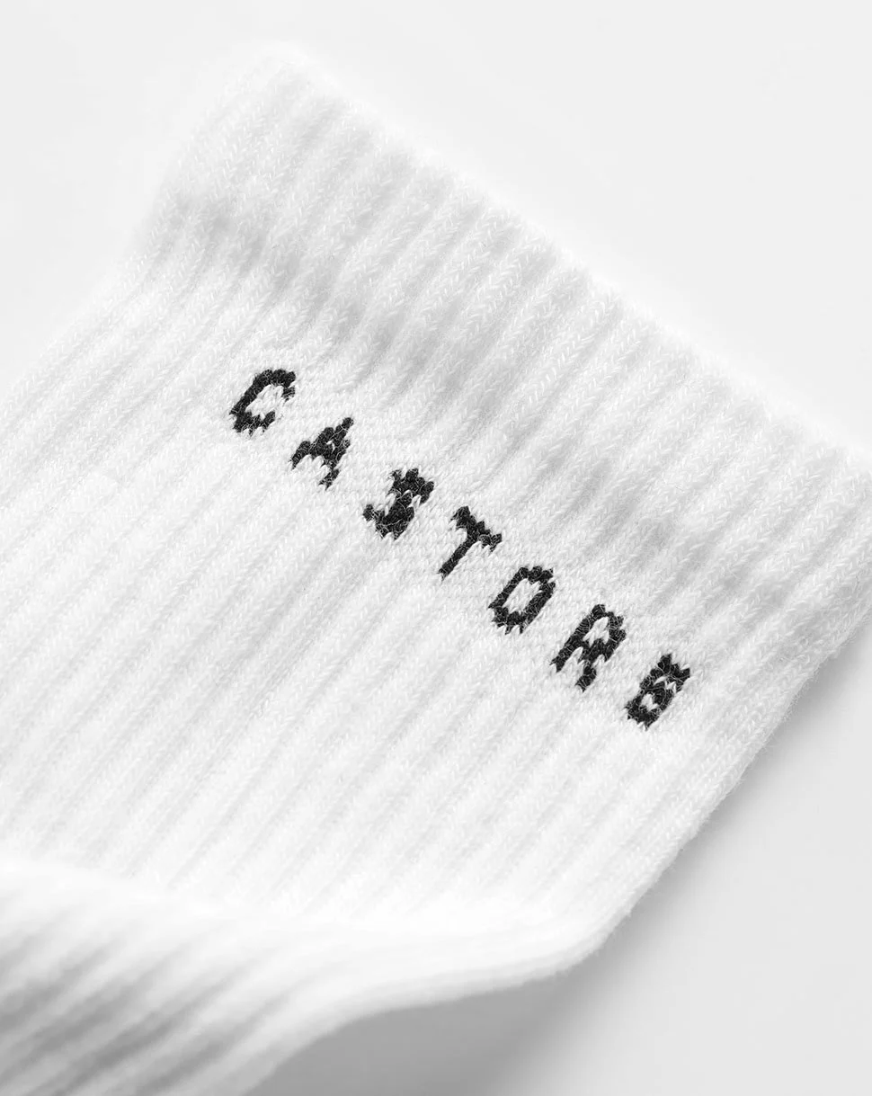 White Crew Sock 2pk