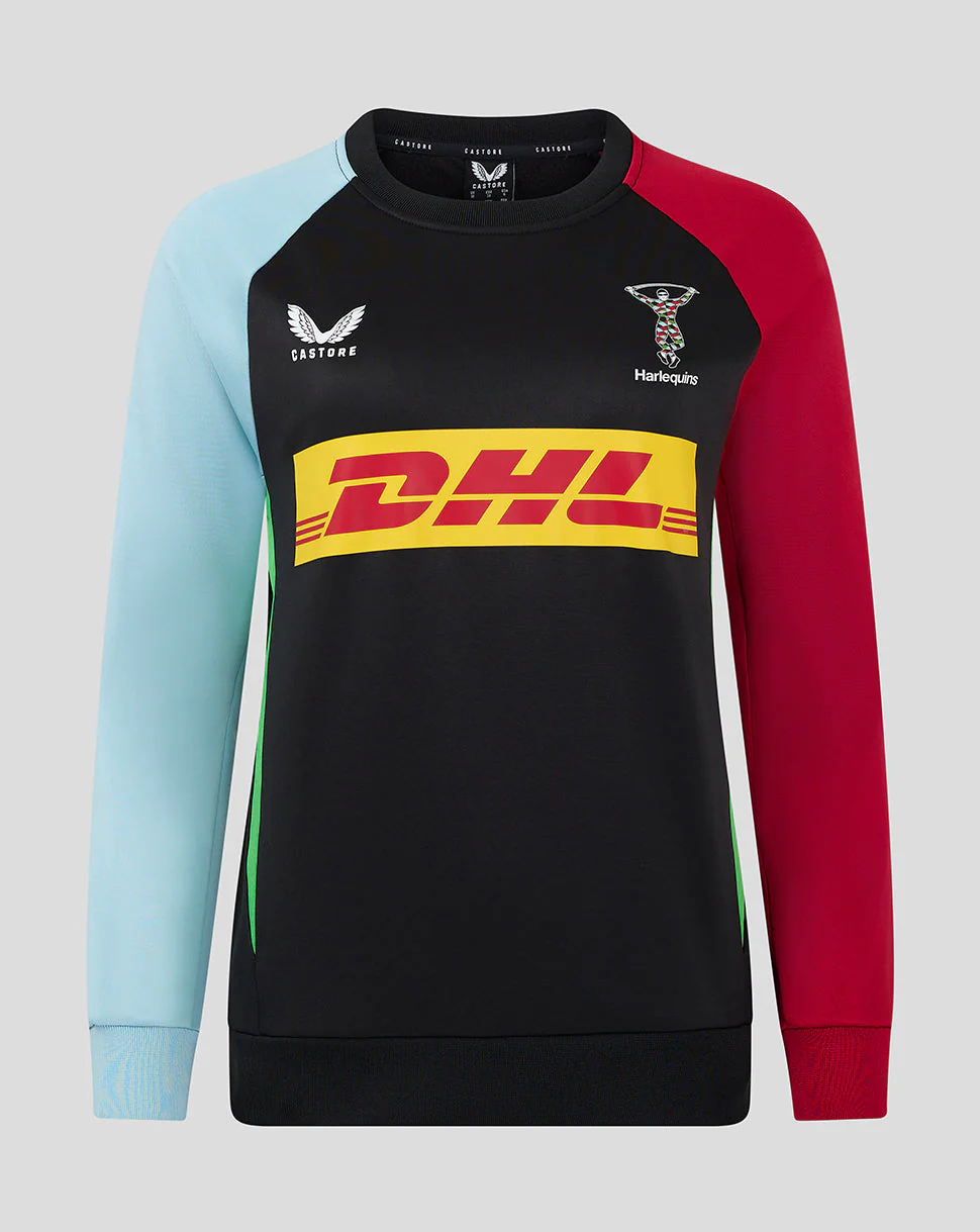 Harlequins Women's 24/25 Training Sweatshirt - Black