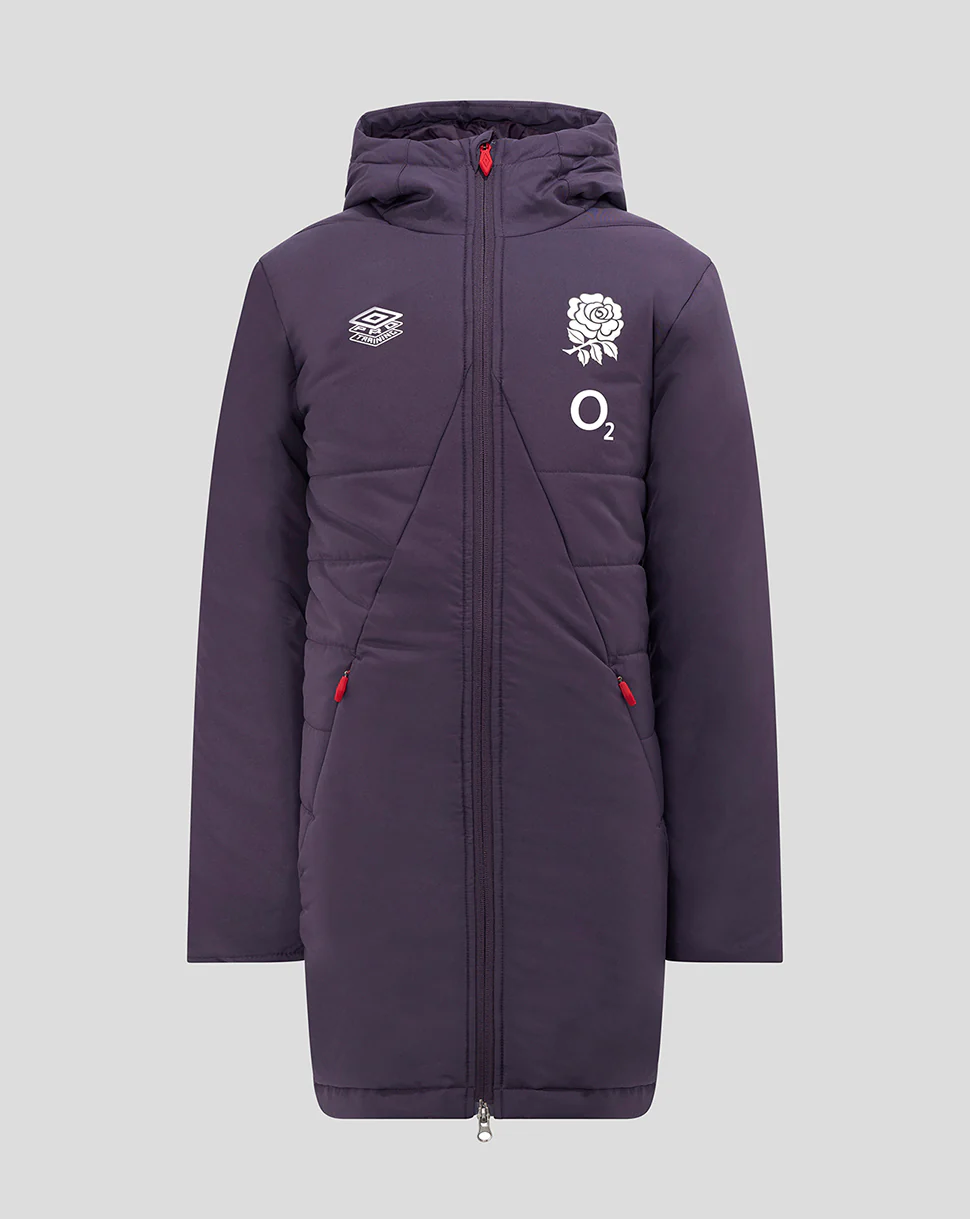 England Rugby Junior Padded Jacket (O2) - Purple