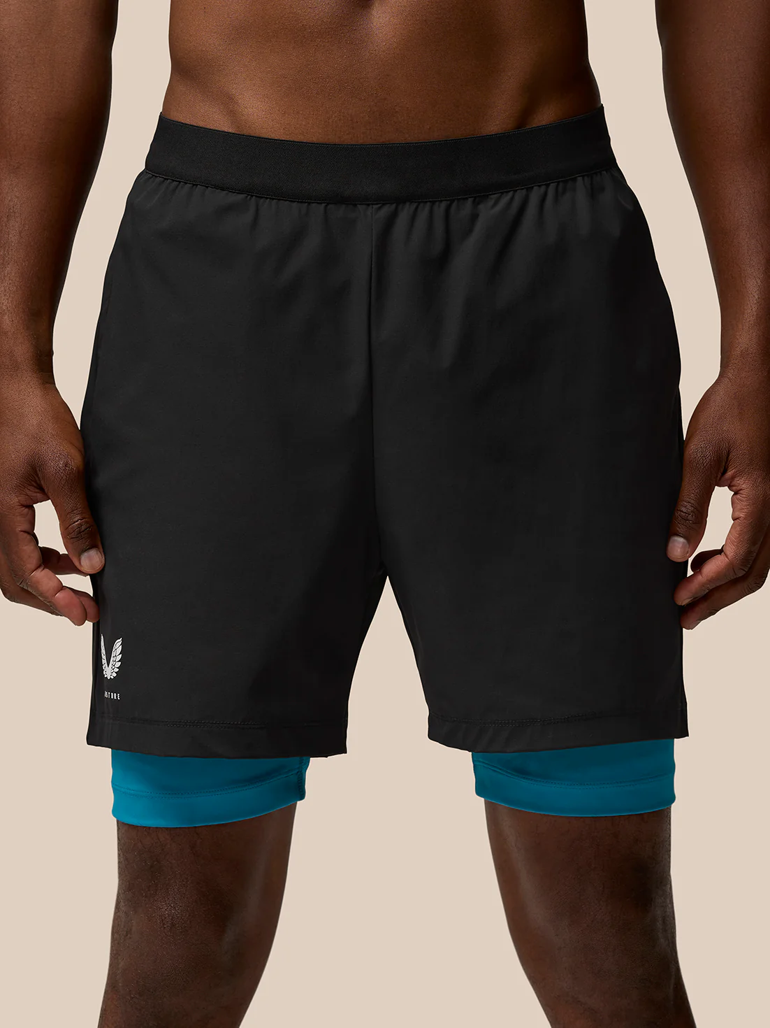 Flow Training Shorts - Dark Aqua