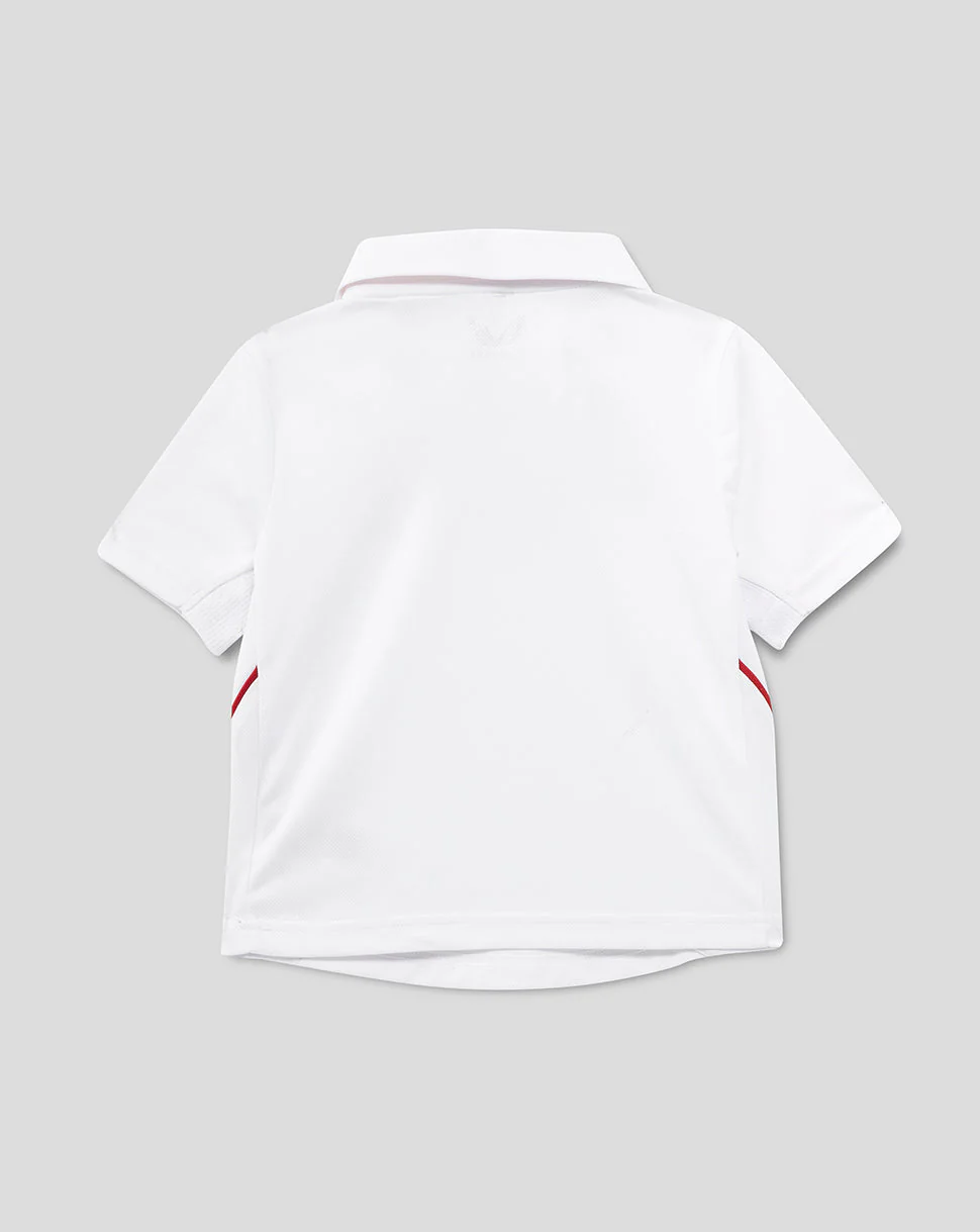 England Cricket Test Infant Replica Short Sleeve Shirt 25/26