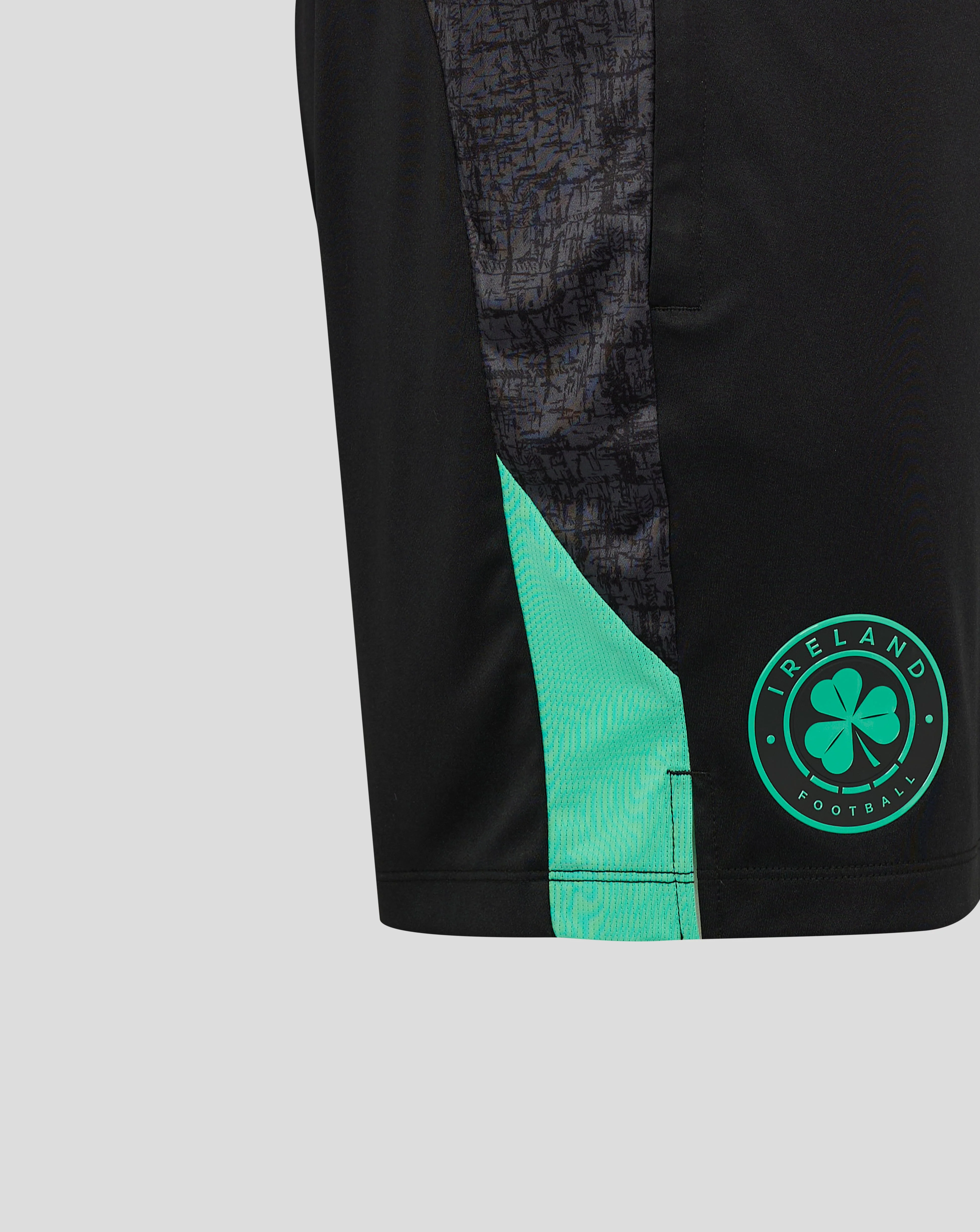 Ireland Junior Training Knit Shorts 25/26 - Caviar