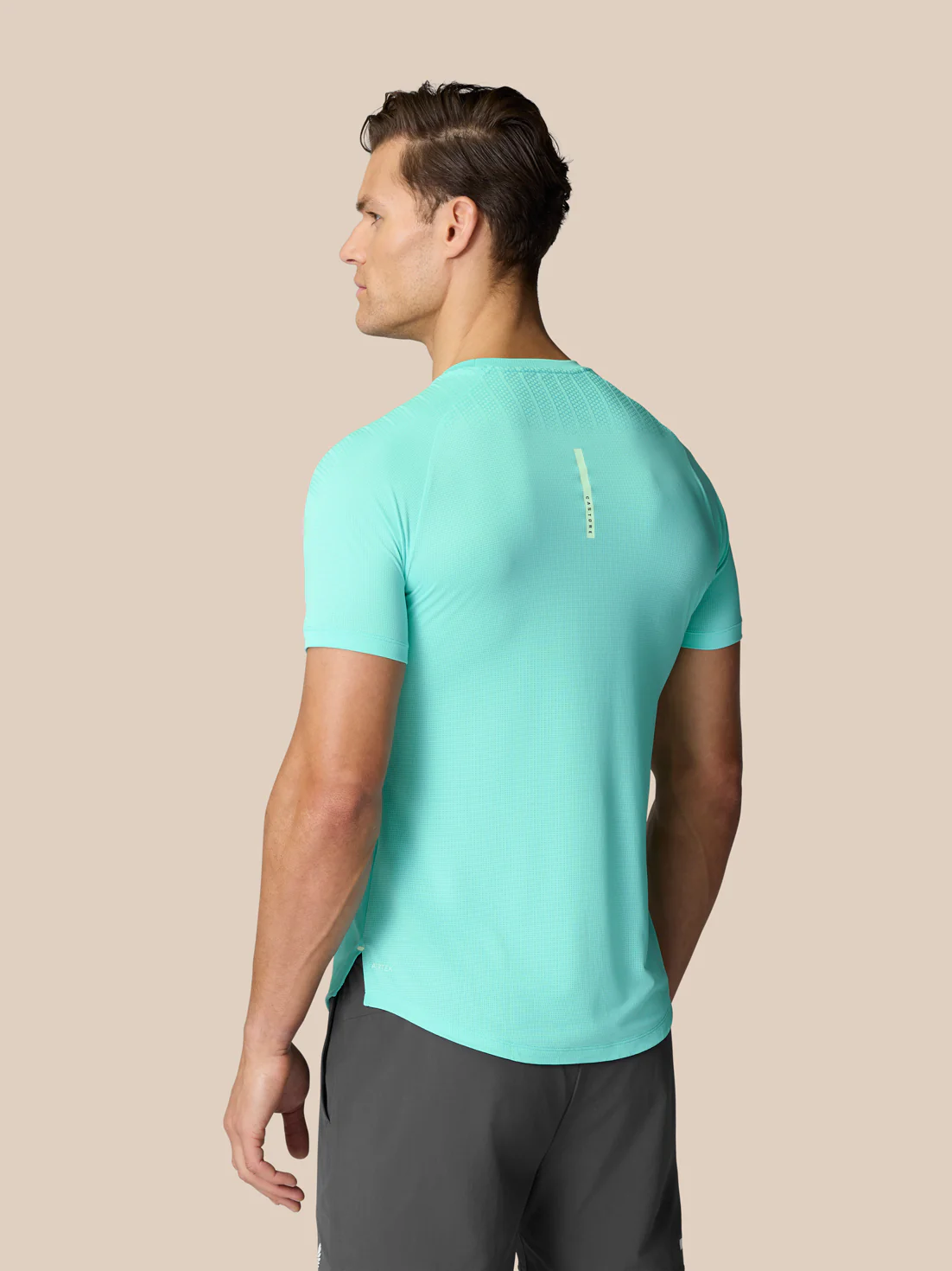 Flow Training Muscle Grip T-Shirt - Light Aqua