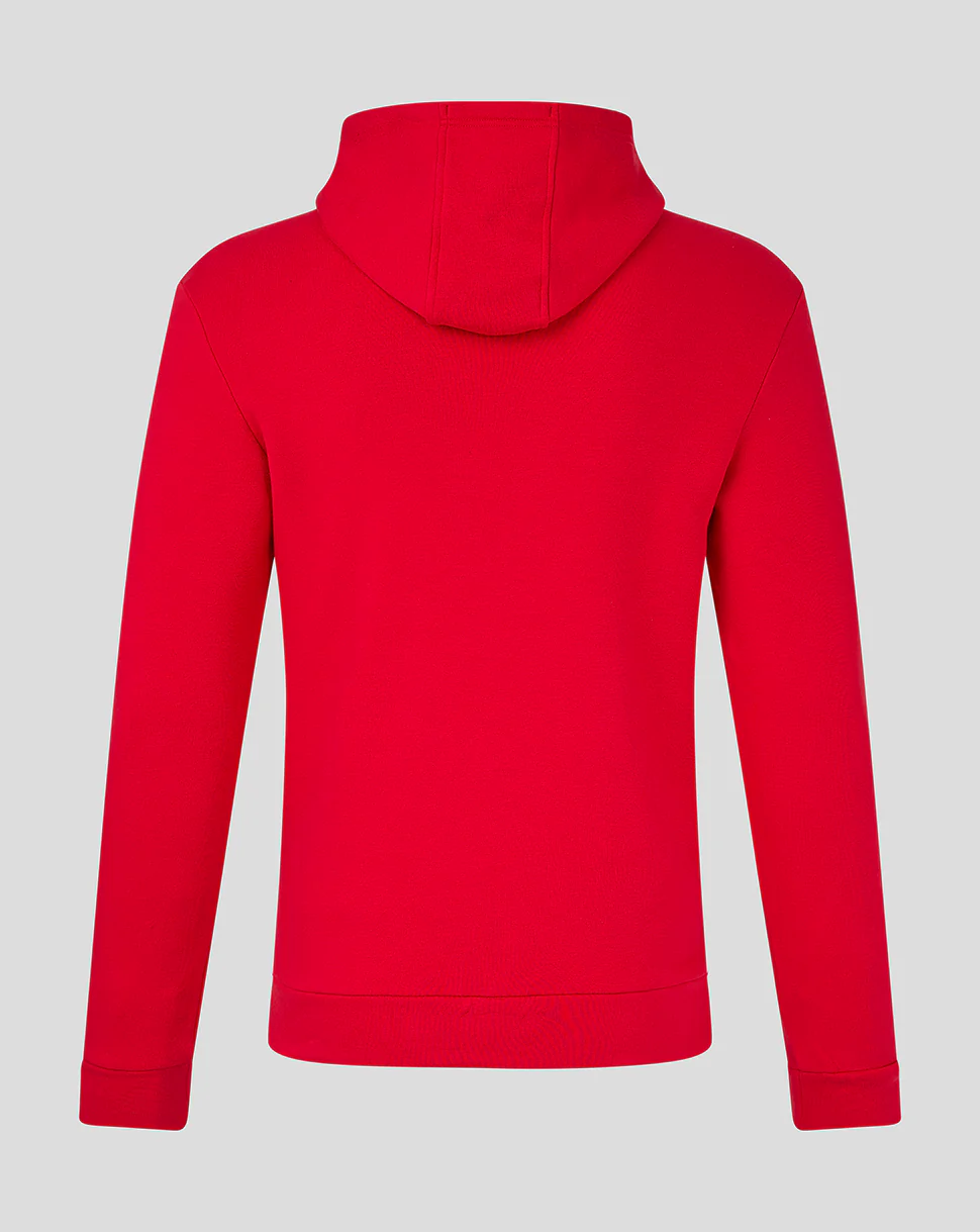 Mens Cotton Leisure Hoodie - True Red