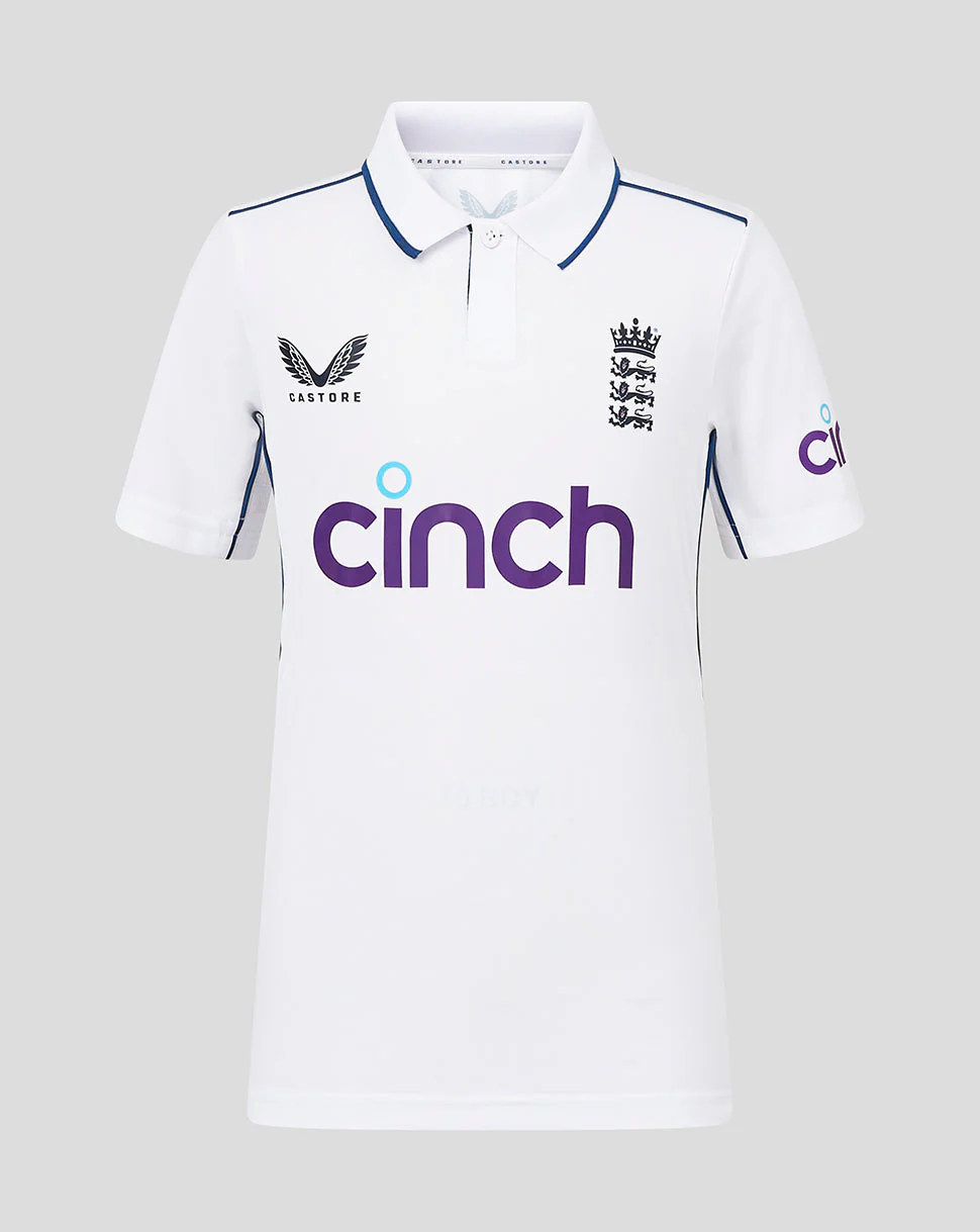 England Cricket 2024 Infant Test Short Sleeve Shirt