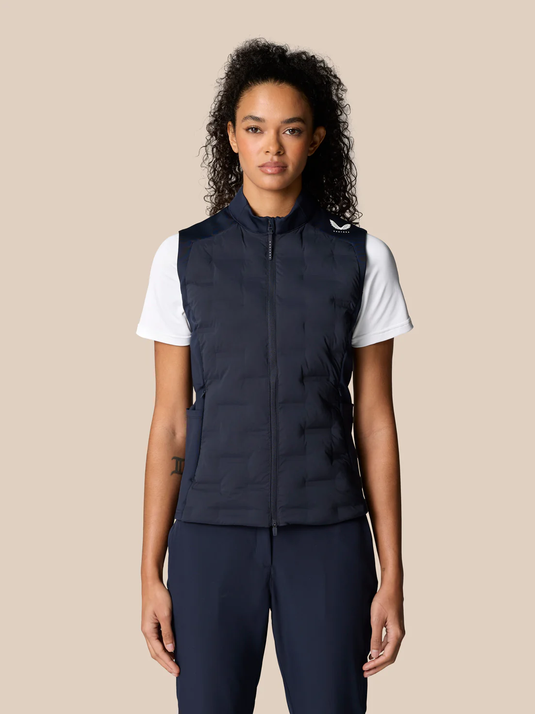 Golf Pinnacle Hybrid Gilet - Midnight Navy