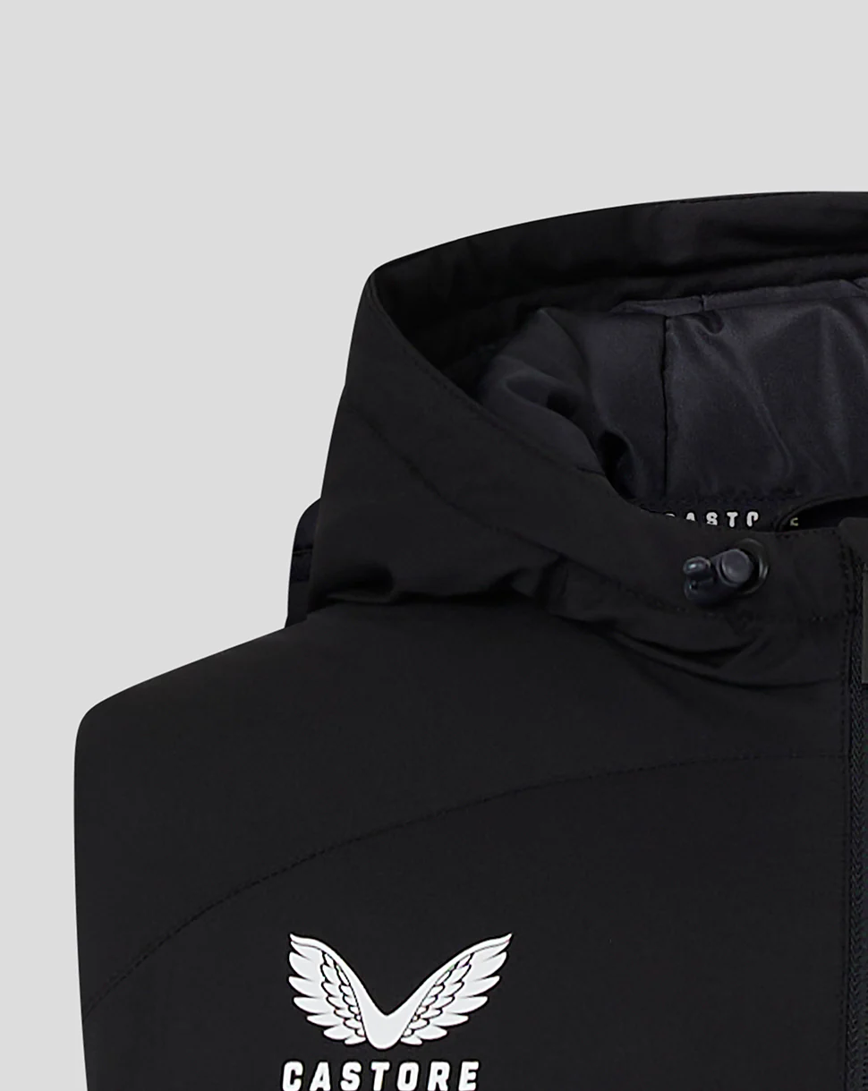 Hooded Gilet - Caviar
