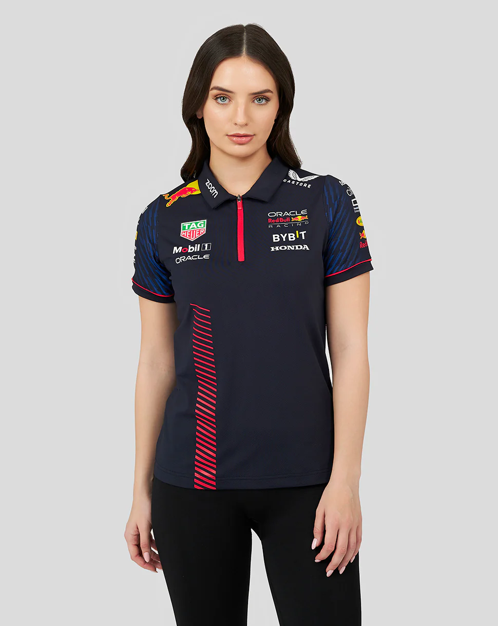 ORACLE RED BULL RACING WOMENS SS POLO SHIRT - NIGHT SKY