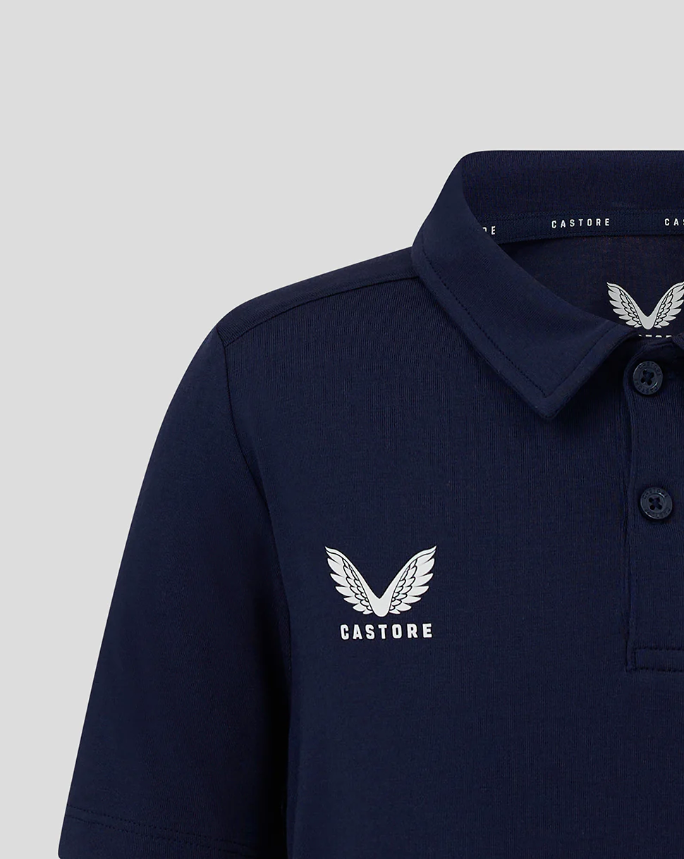 Junior Cotton Leisure Polo - Peacoat