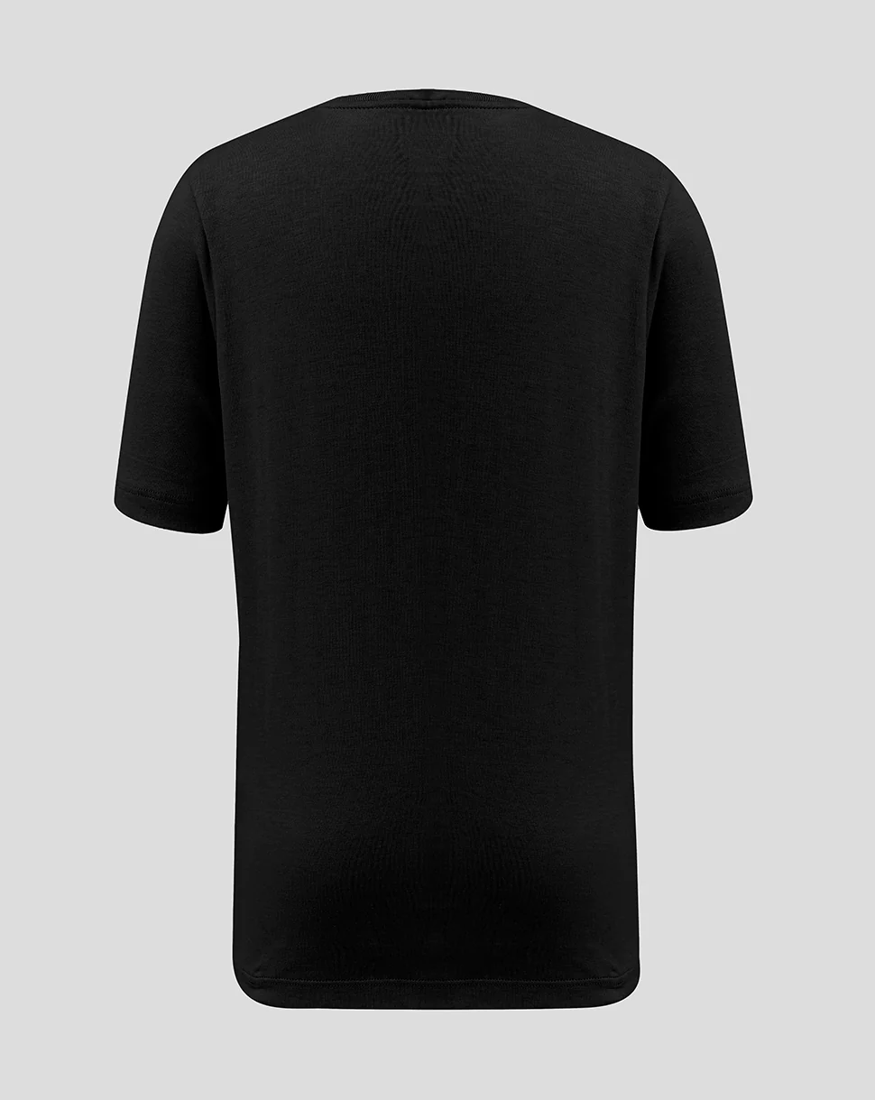 Junior Cotton Leisure Tee - Caviar