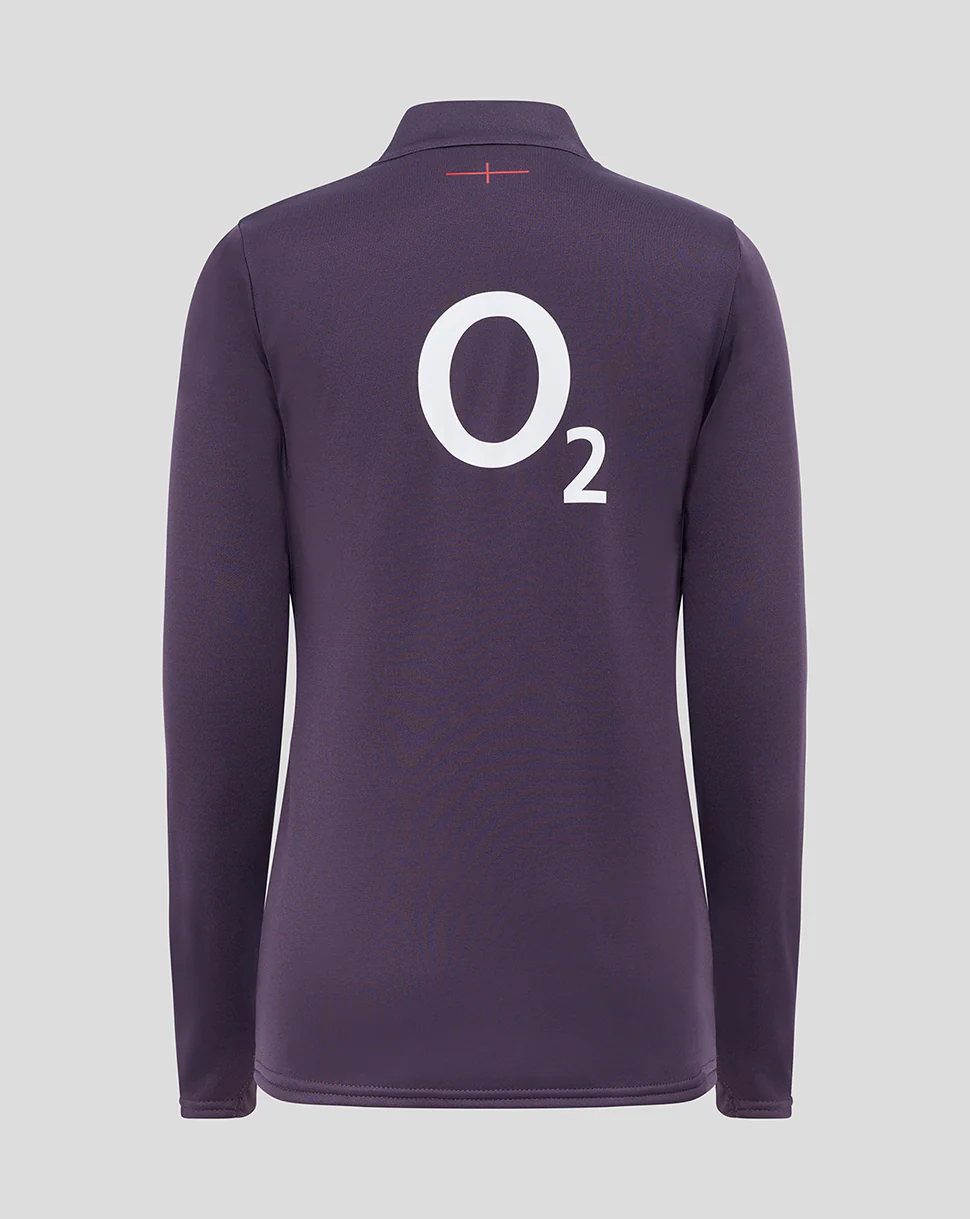 England Rugby Junior 1/2 Zip Fleece - Purple