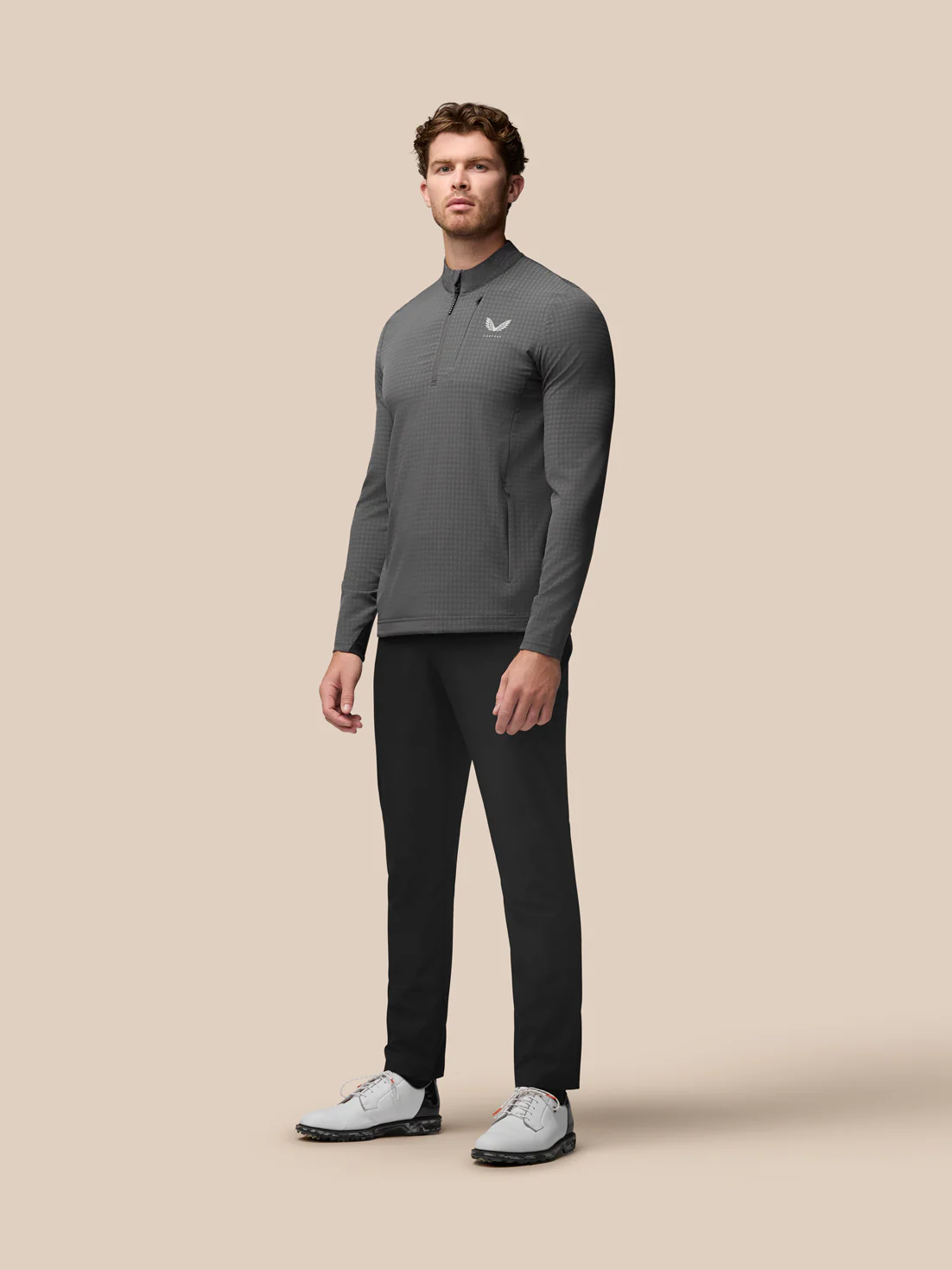 Golf 1/2 Zip Top - Grey