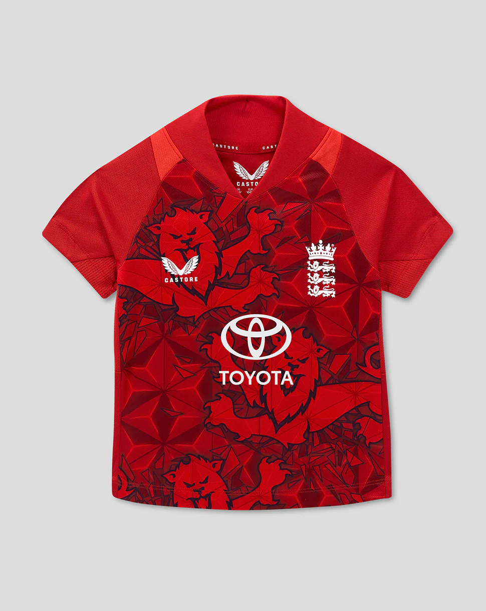 England Cricket T20 Infant Replica Short Sleeve Shirt 25/26