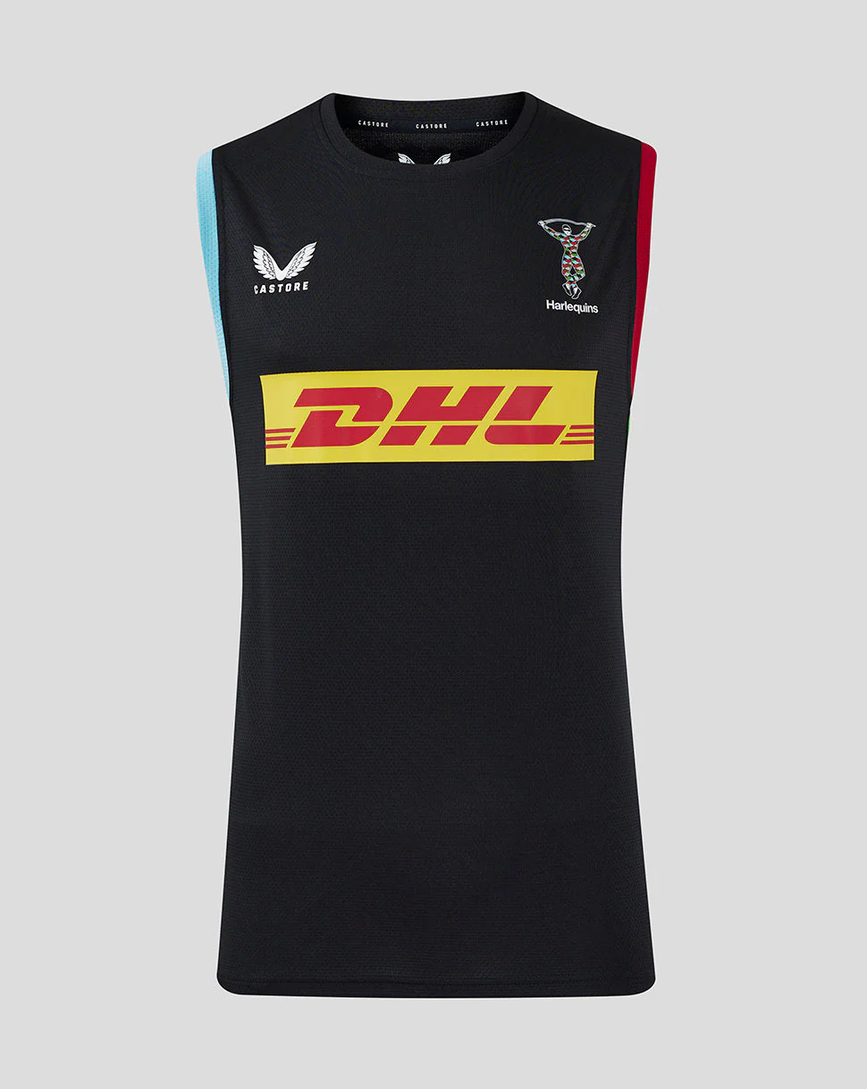 Harlequins Men's 24/25 Training Vest - Black