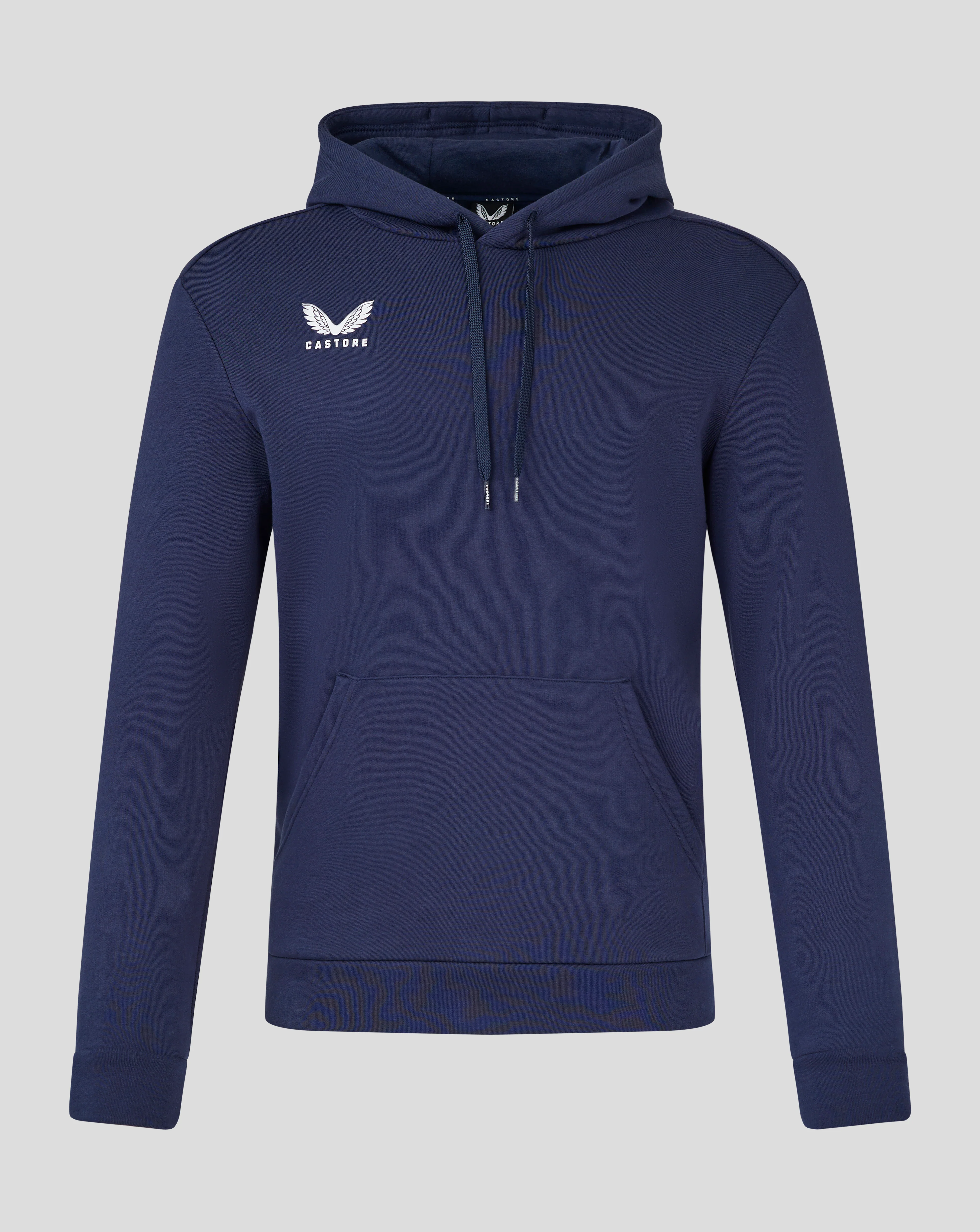 Mens Cotton Leisure Hoodie - Peacoat