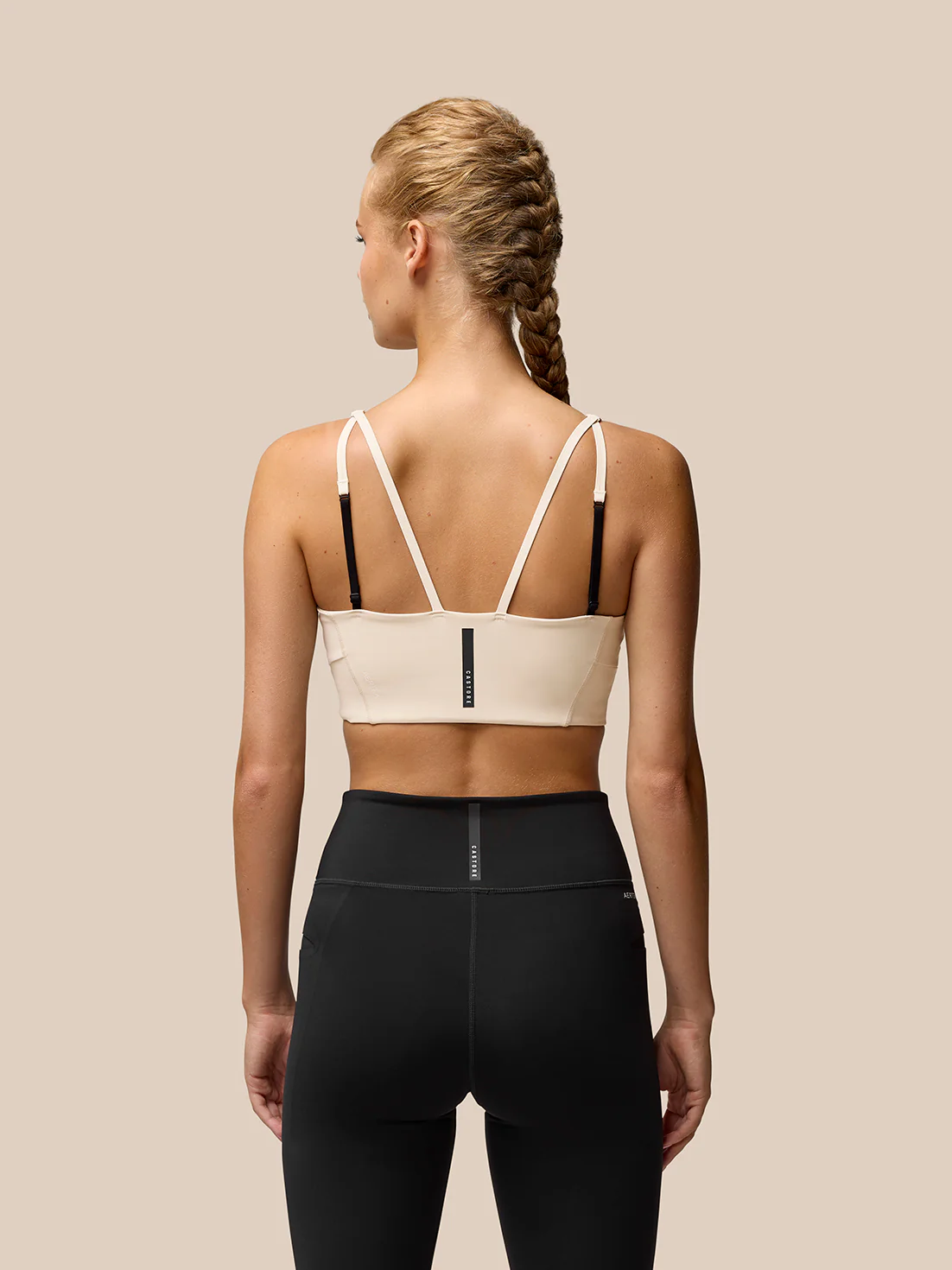 Flow Training Sports Bra - Beige