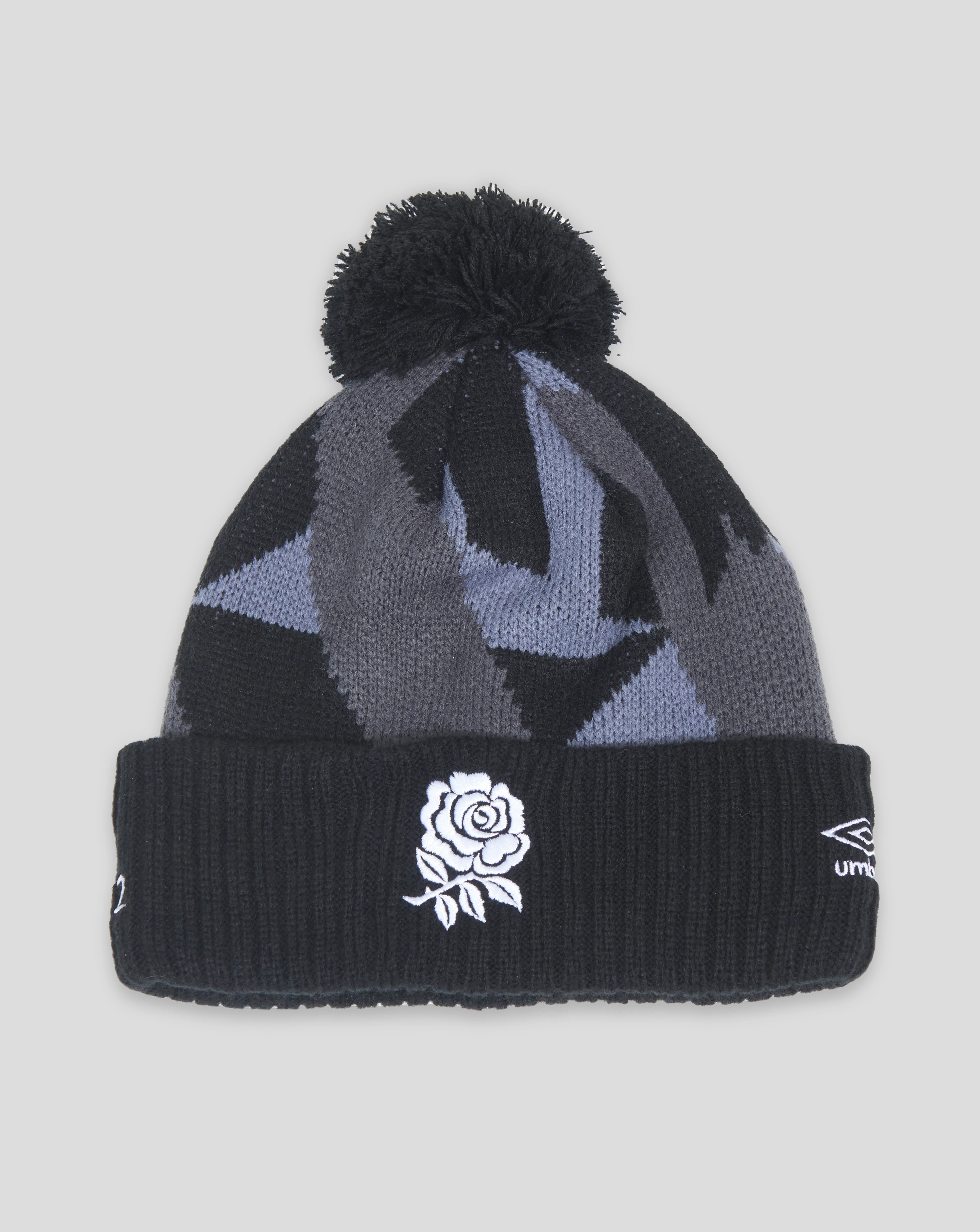 England Rugby Graphic Bobble Beanie (O2)