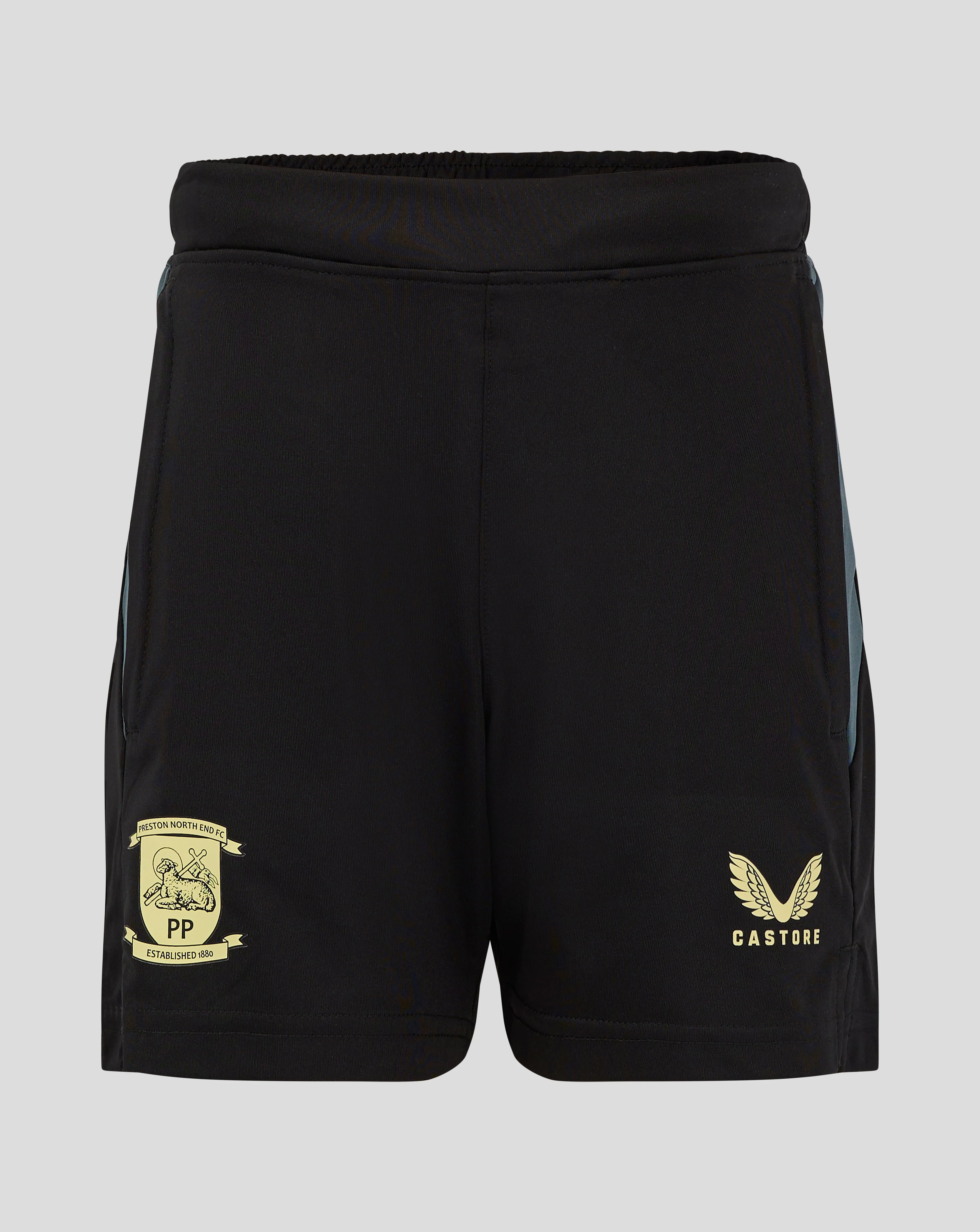 PRESTON MEN'S 24/25 TRAINING SHORTS WITH POCKETS - BLACK