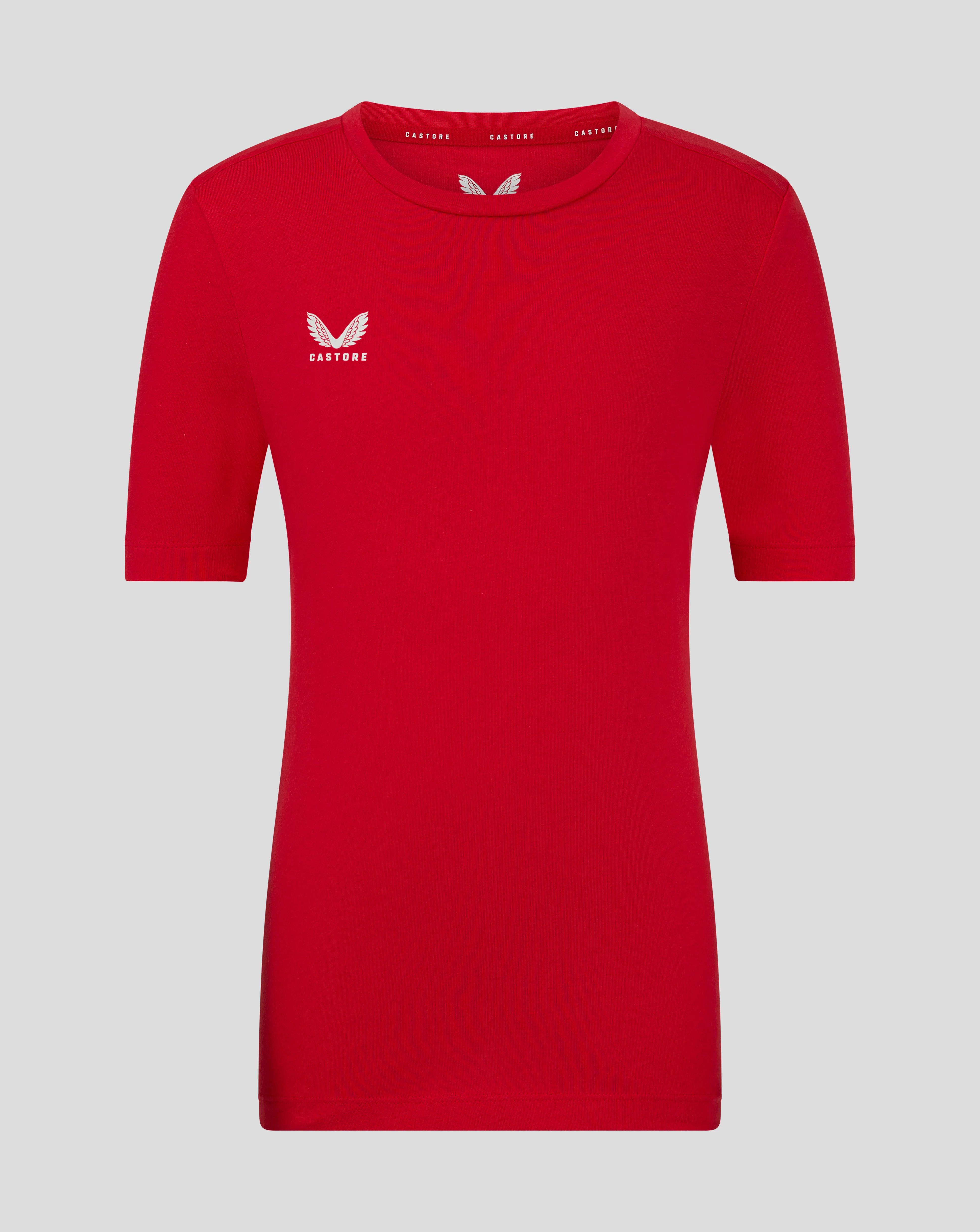 Junior Cotton Leisure Tee - True Red