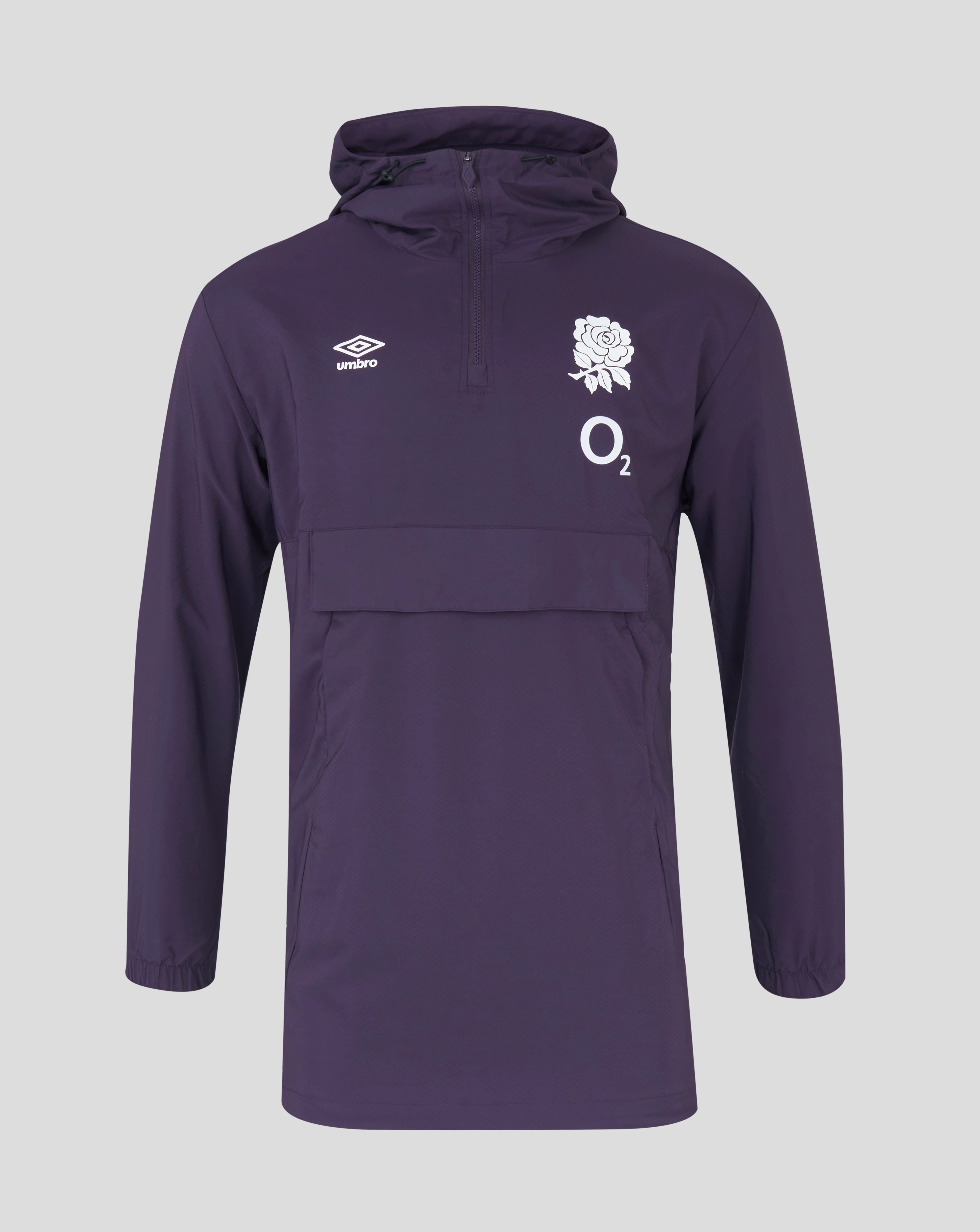 England Rugby Men's Overhead Cagoule (O2) - Purple