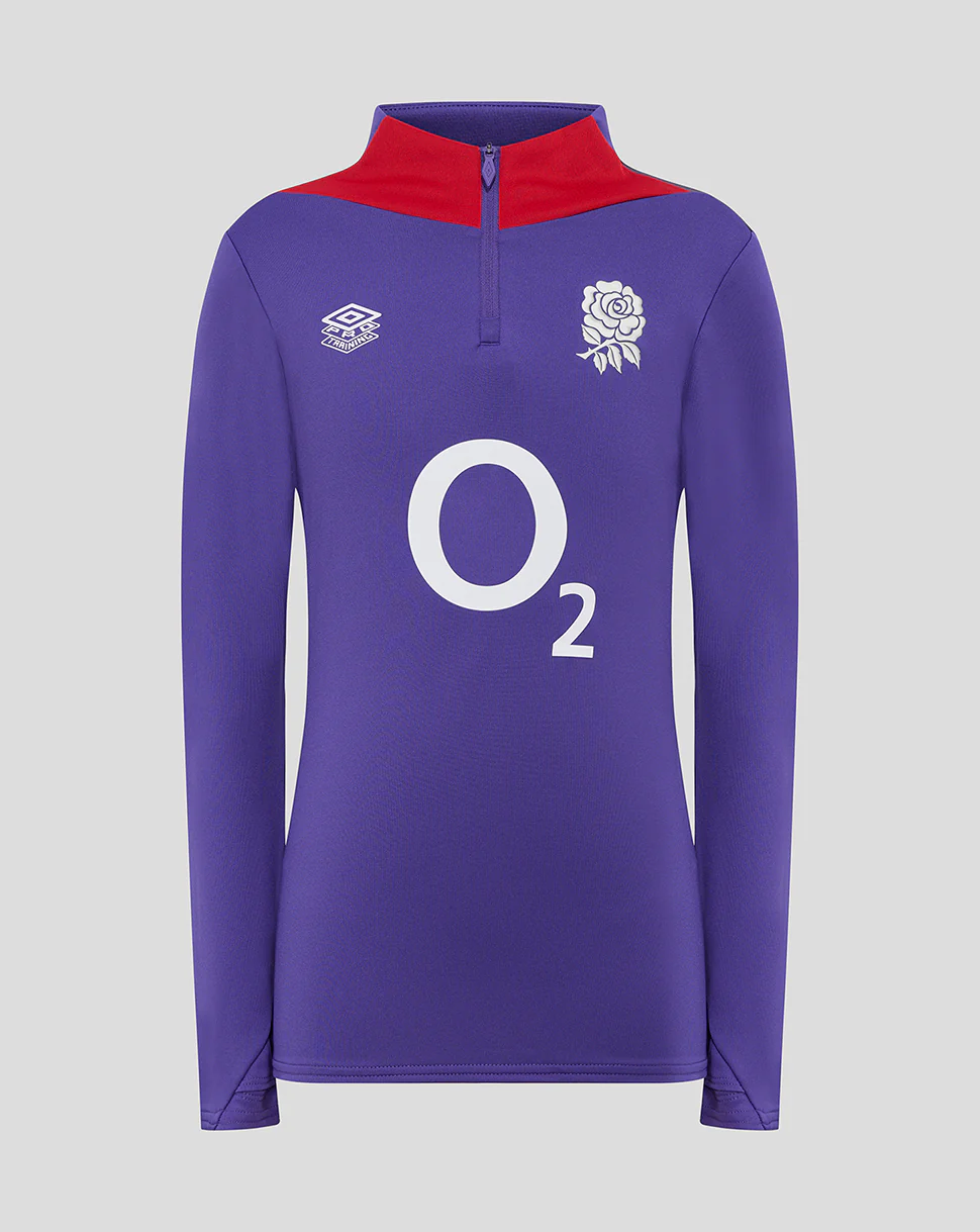 England Rugby Junior Mid Layer Top (O2) - Purple
