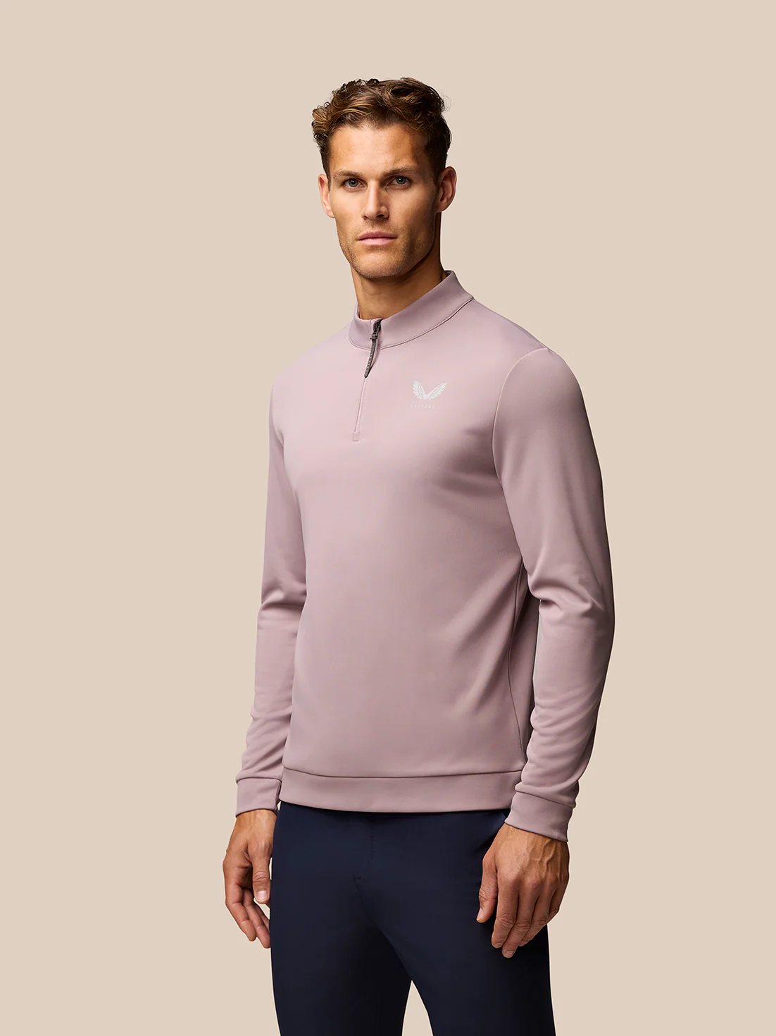 Club Golf 1/4 Zip Top - Pink