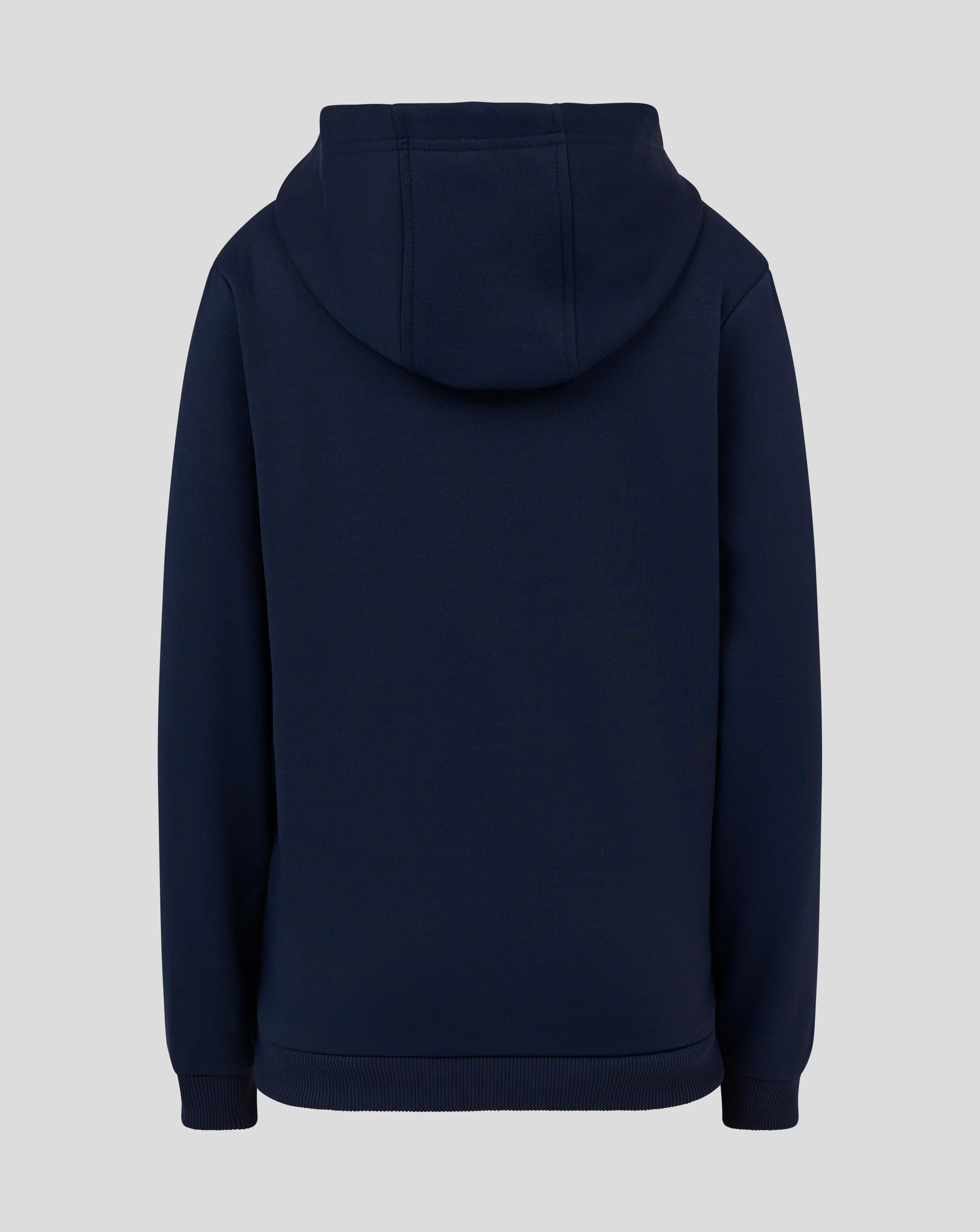 Junior Full Zip Brushback Hoodie - Peacoat