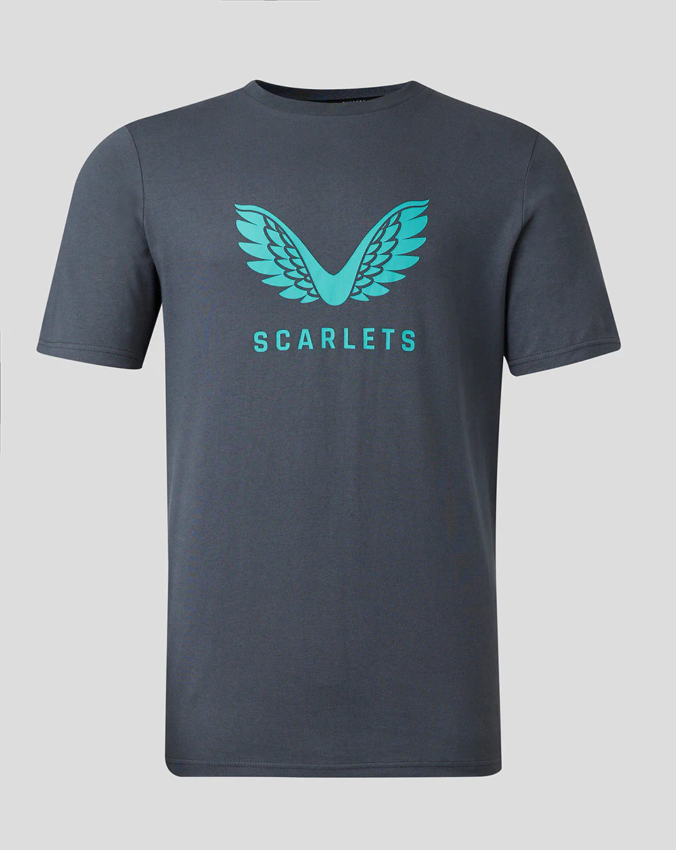 Scarlets Mens 23/24 Cotton Logo T-Shirt