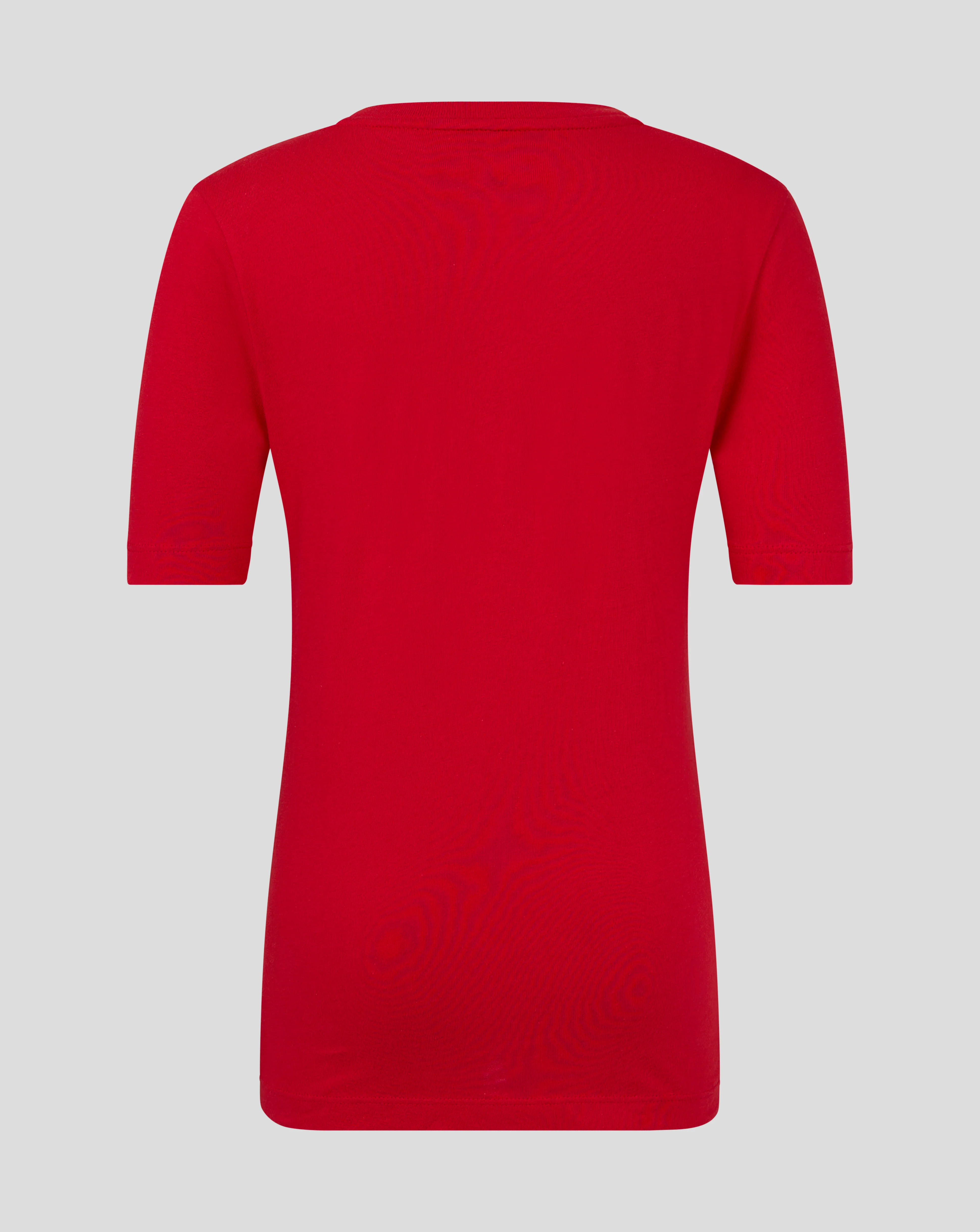 Junior Cotton Leisure Tee - True Red
