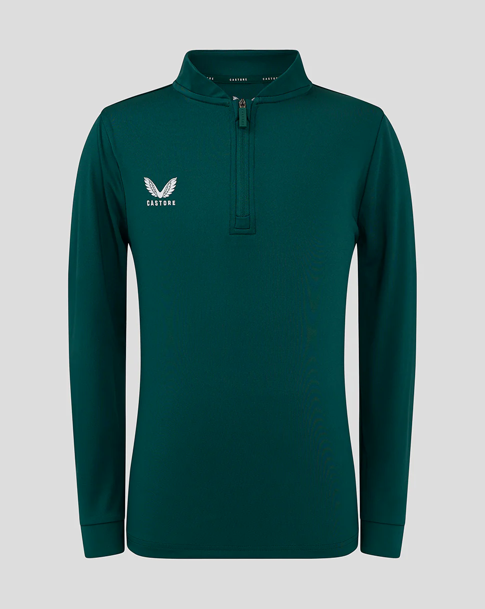 BOMBER NECK 1/4 ZIP - BOTANICAL GARDEN