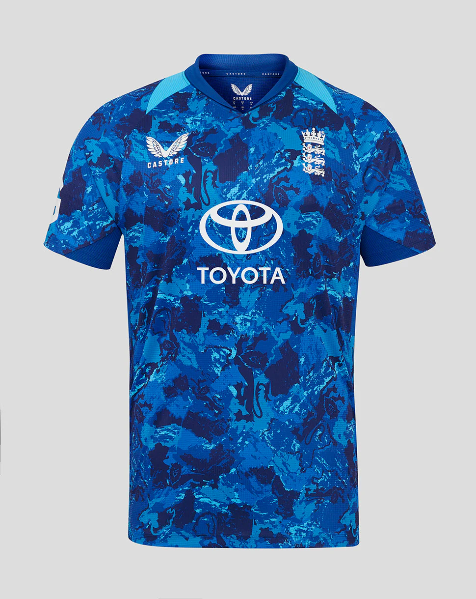 England Cricket ODI Men's Pro Short Sleeve Shirt 25/26