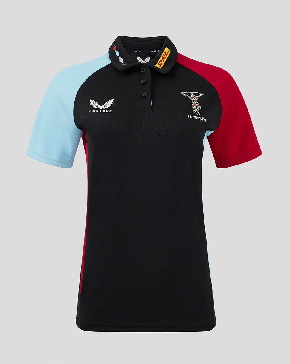 Harlequins Women's 24/25 Training Polo - Black