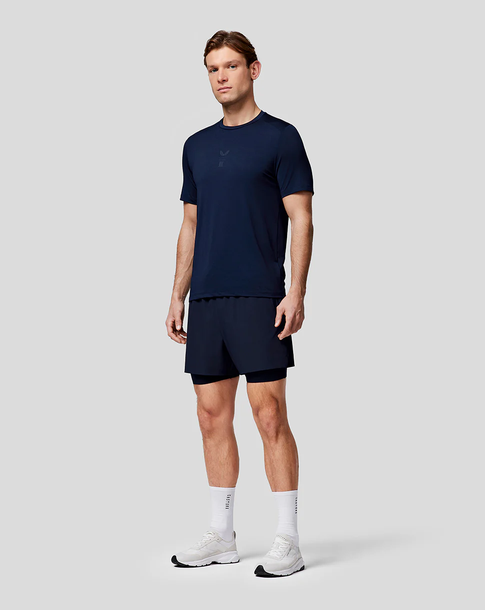 Men’s Reiss Short Sleeve Performance T-Shirt - Midnight Navy