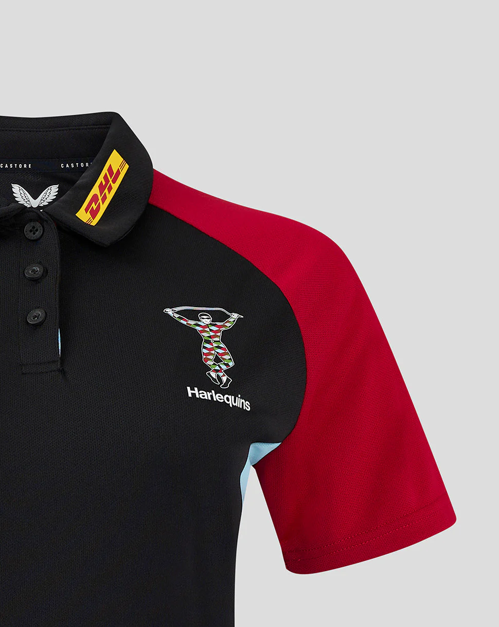 Harlequins Women's 24/25 Training Polo - Black