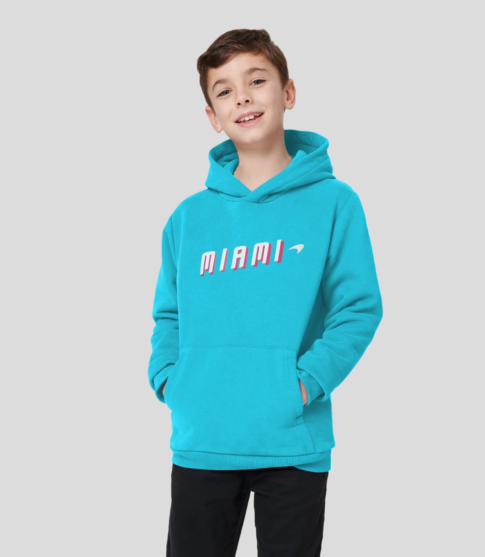 Blue Junior McLaren Miami Graphic Hoody